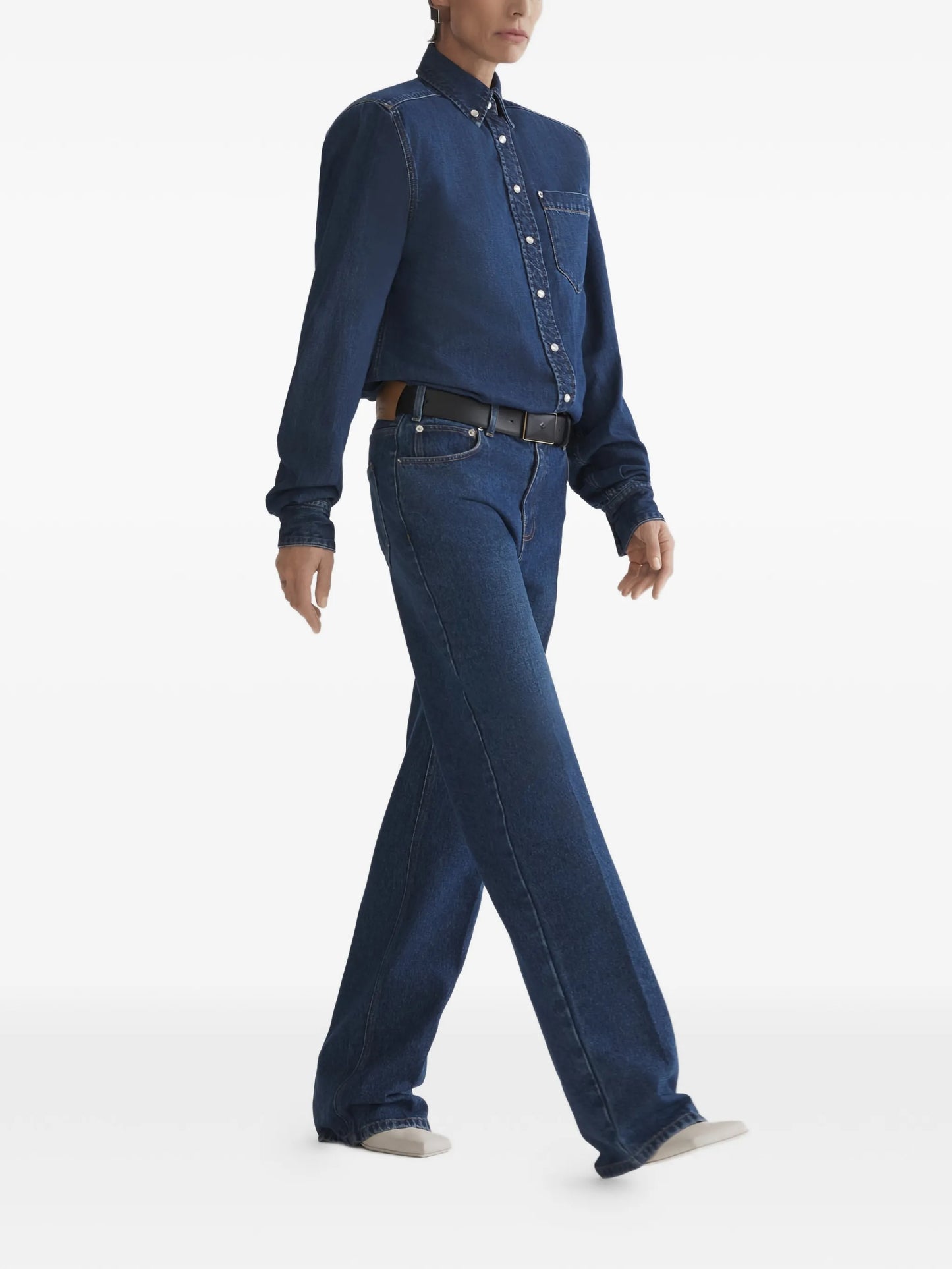 buttoned pocket shirt