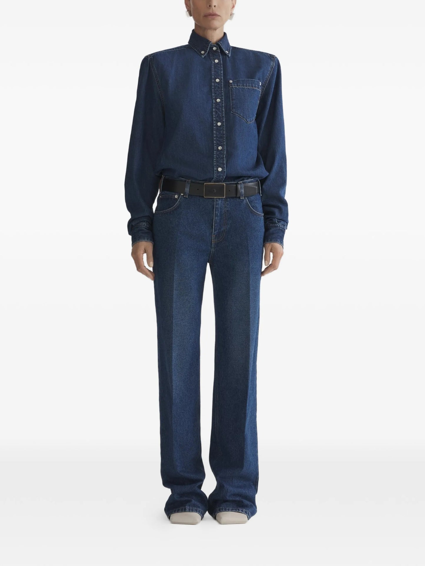 buttoned pocket shirt
