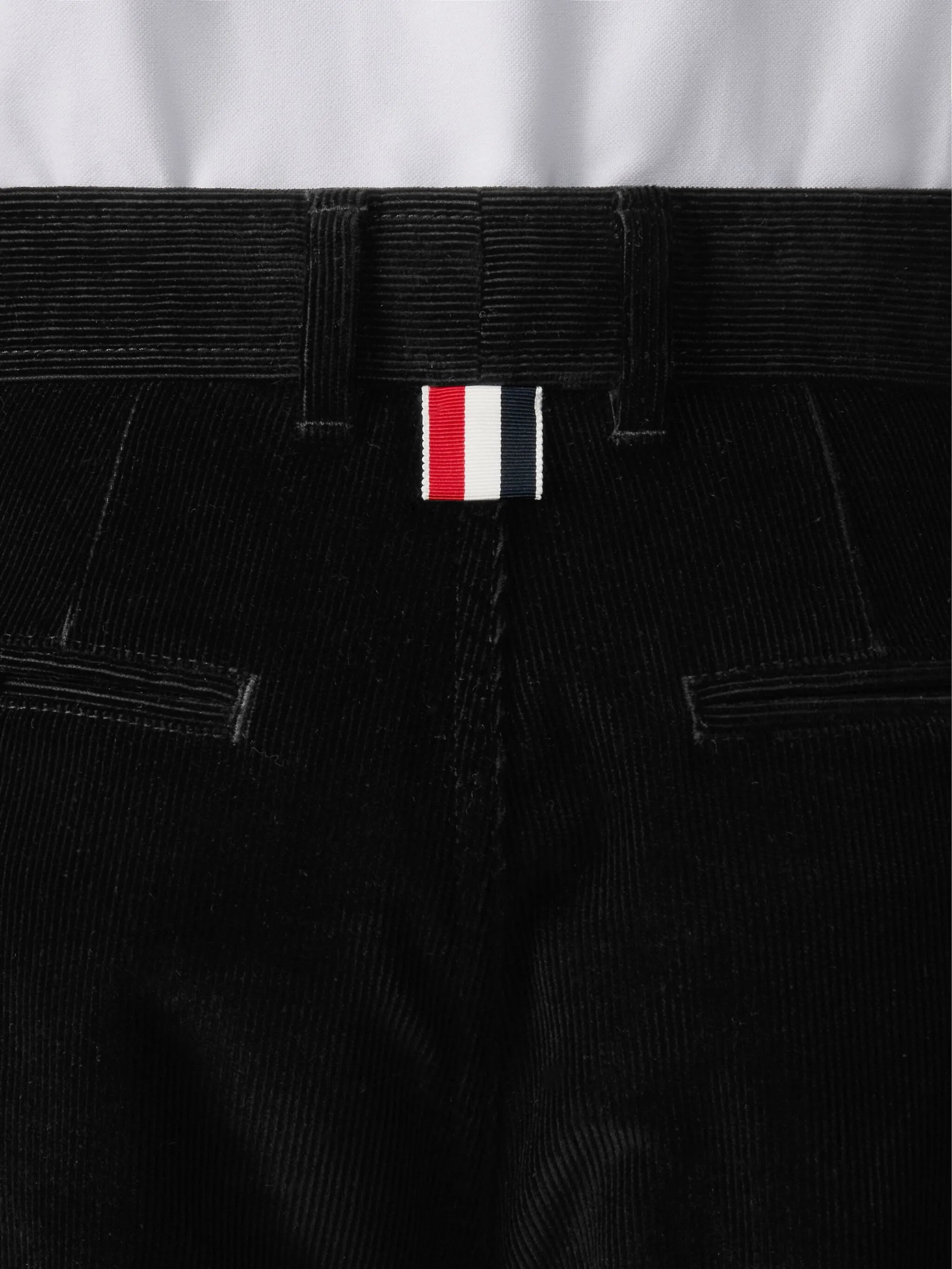 corduroy tapered chino trousers