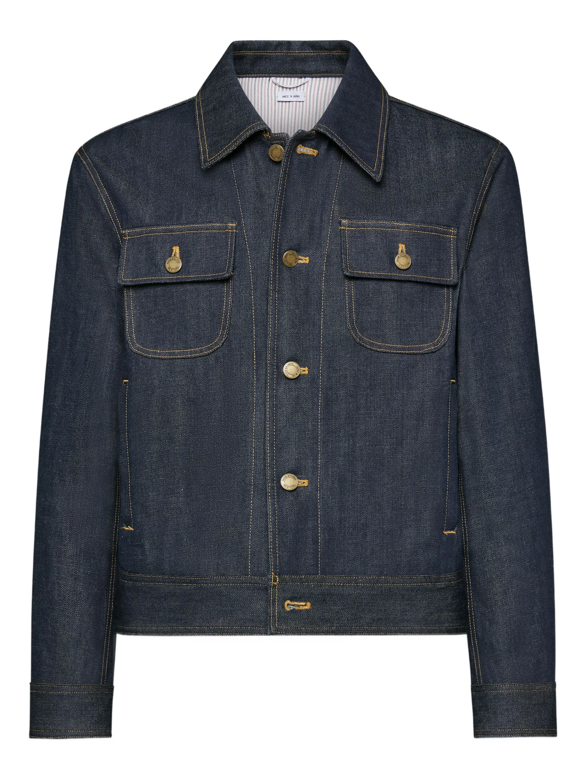 selvedge backstrap denim jacket