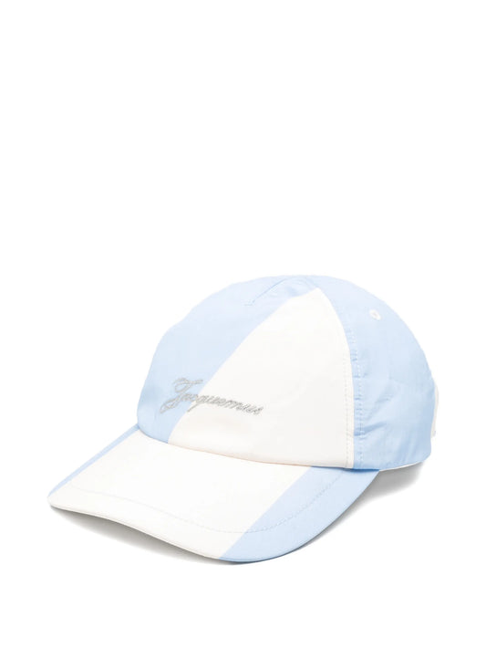 La Casquette Baluchon stripe-print baseball cap