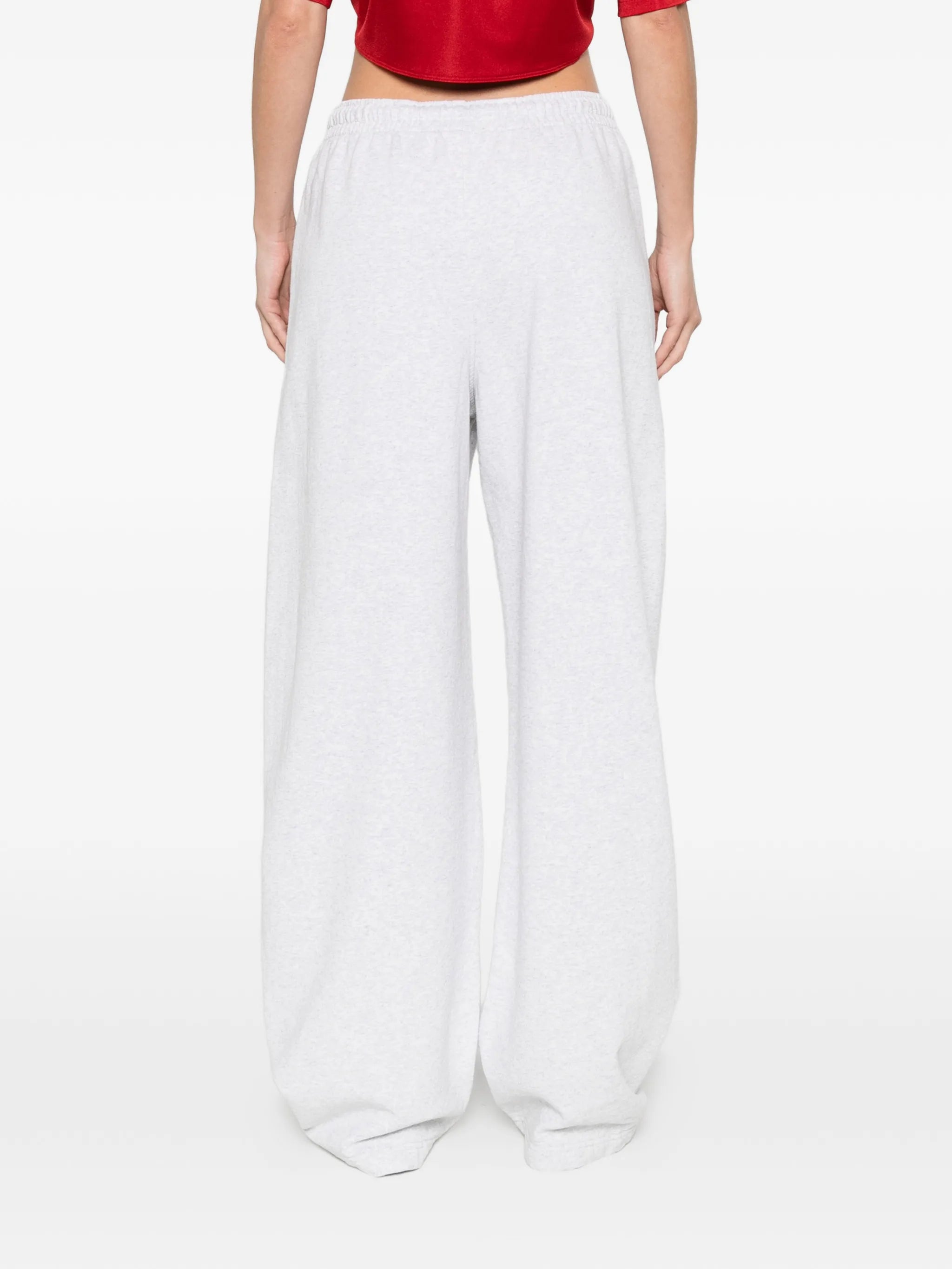 rhinestone-detailed track pants