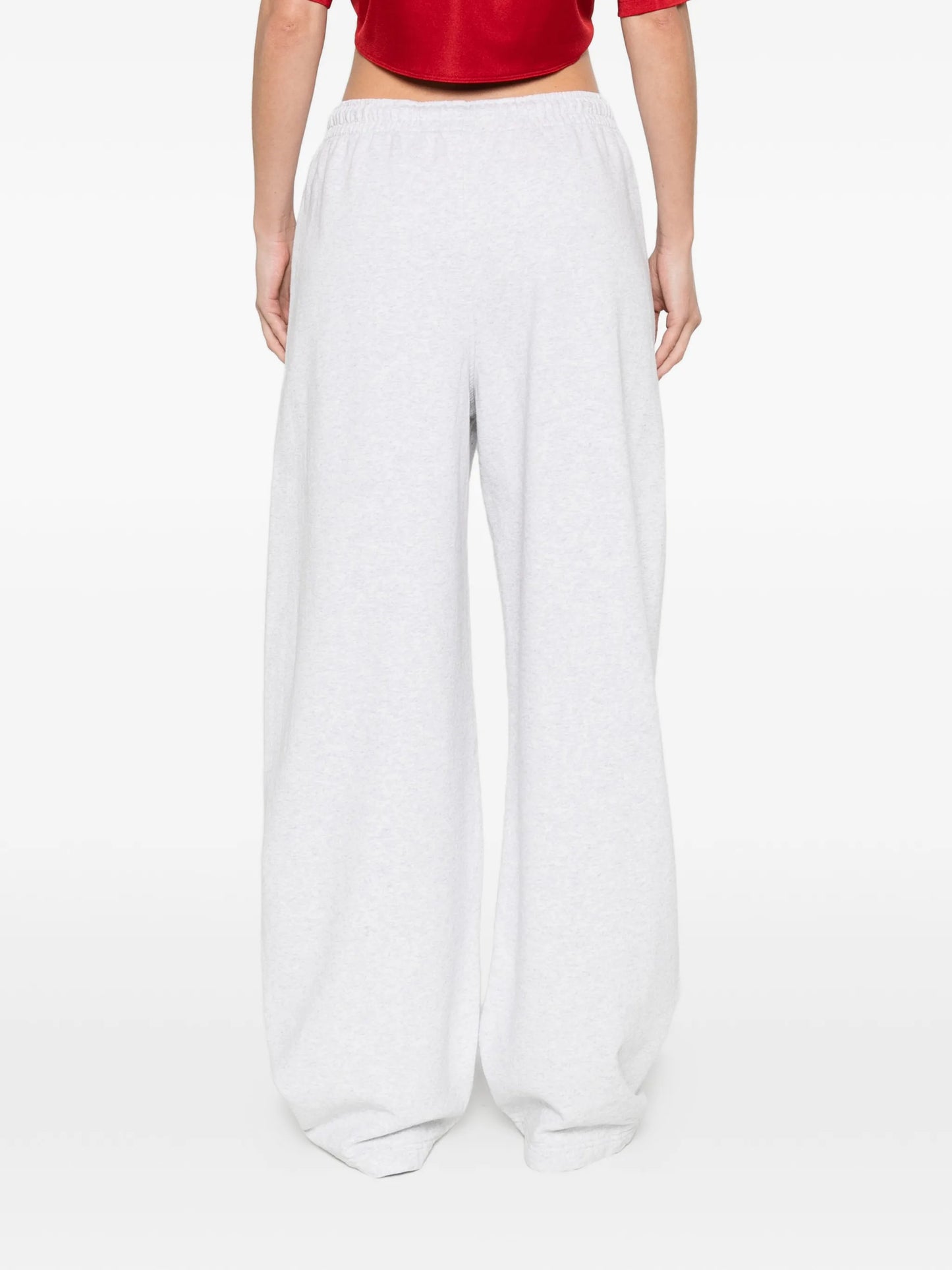 rhinestone-detailed track pants