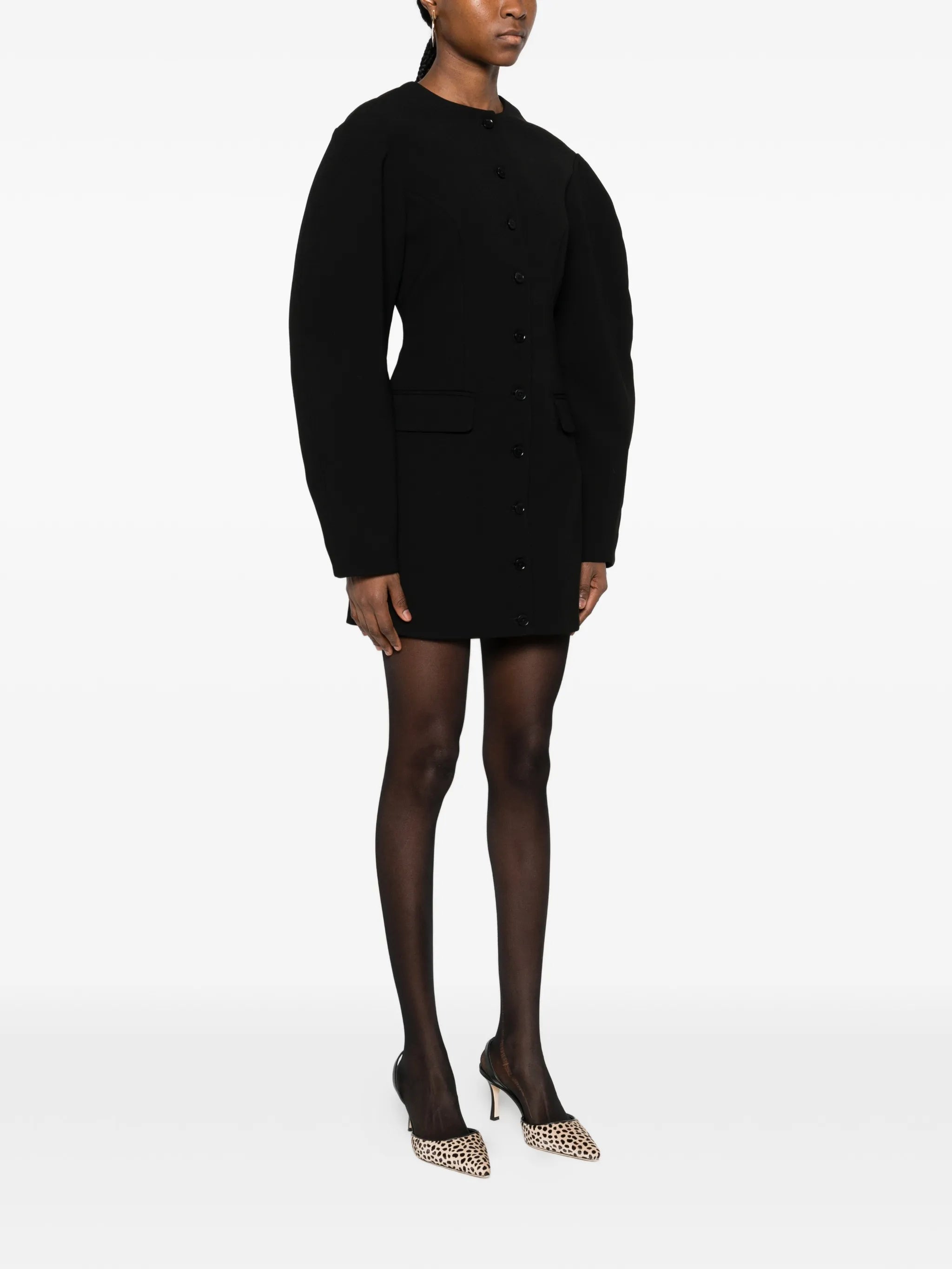 tailored-design mini dress