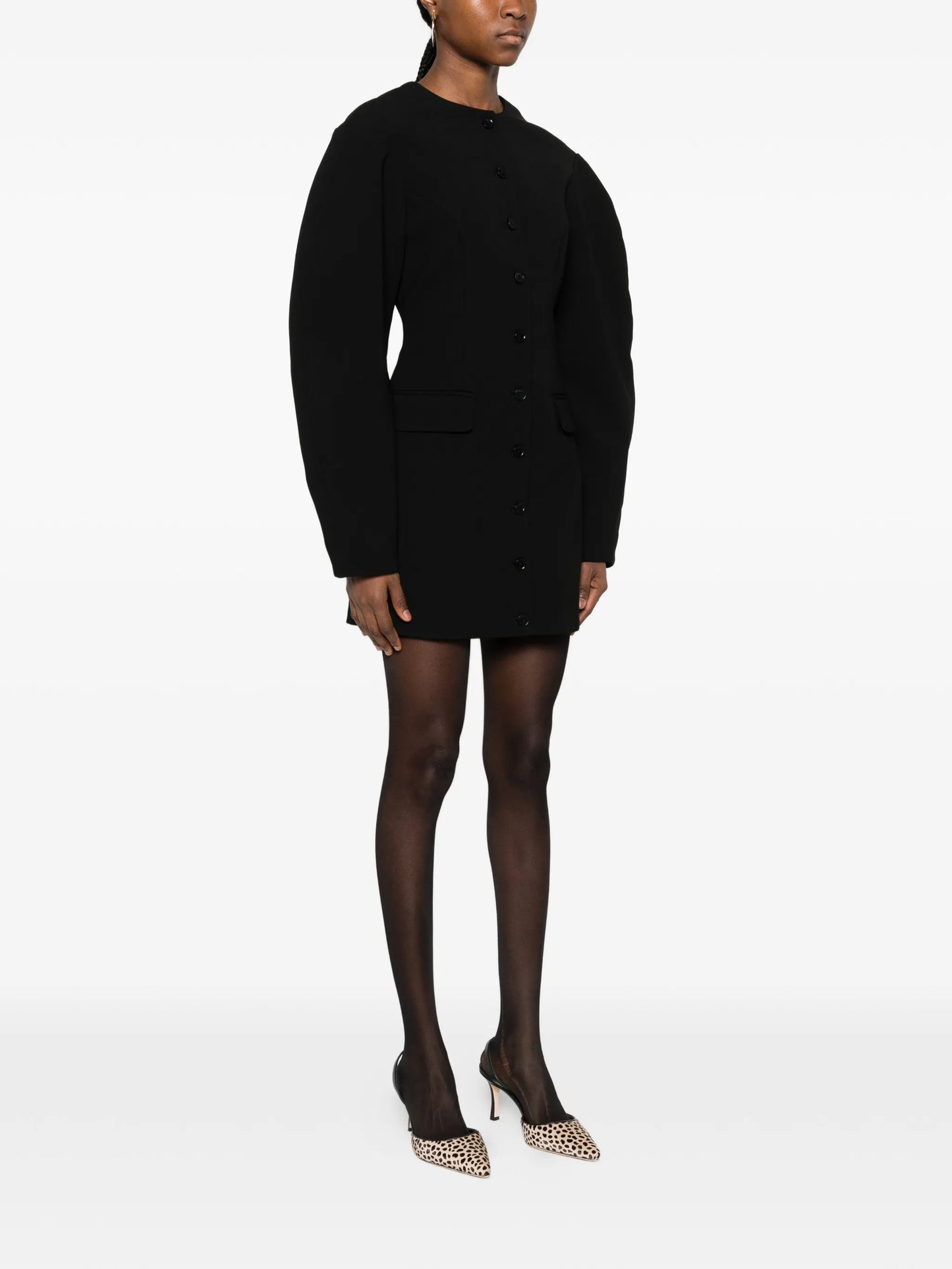 tailored-design mini dress