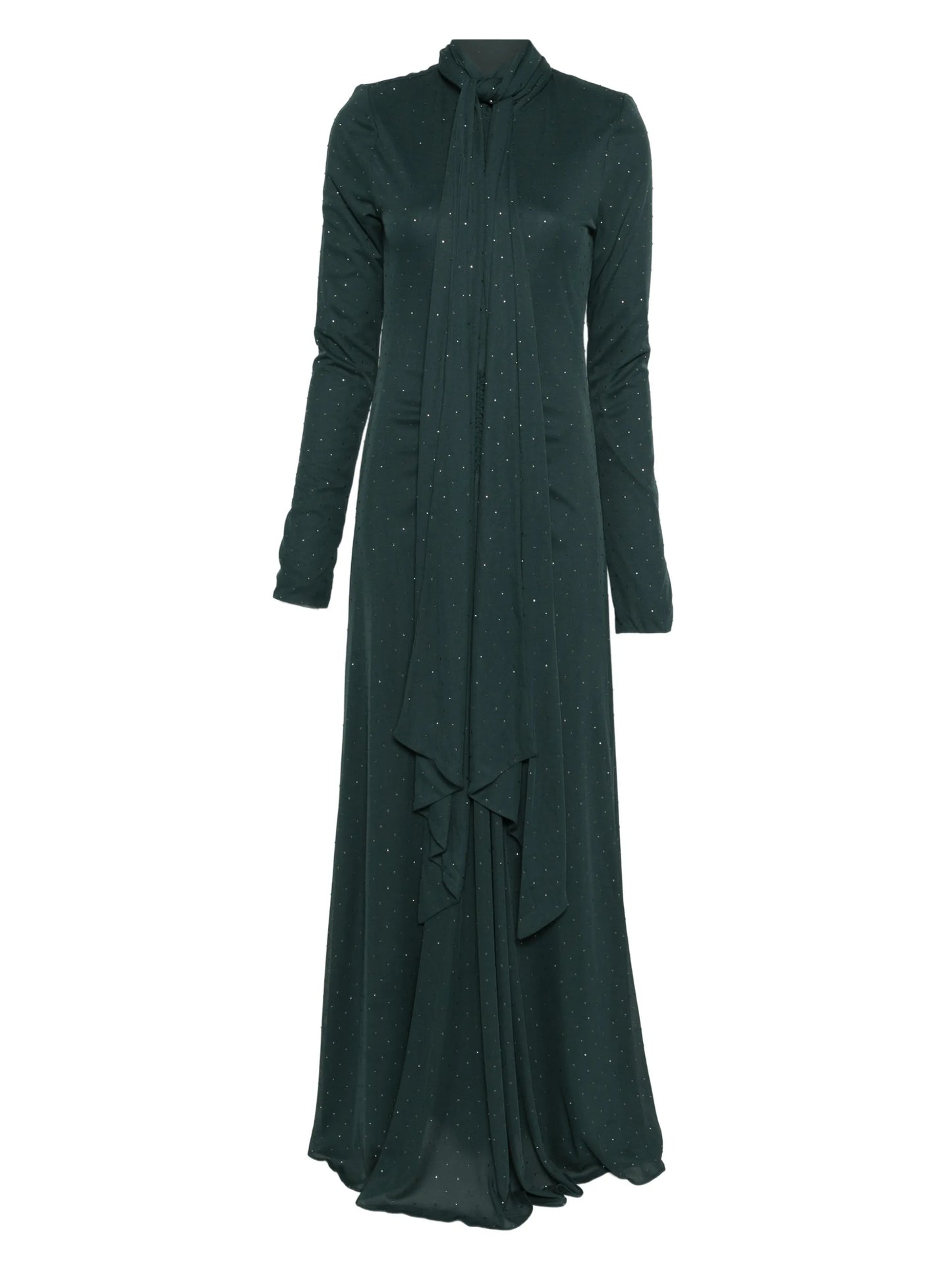 scarf-neck maxi dress