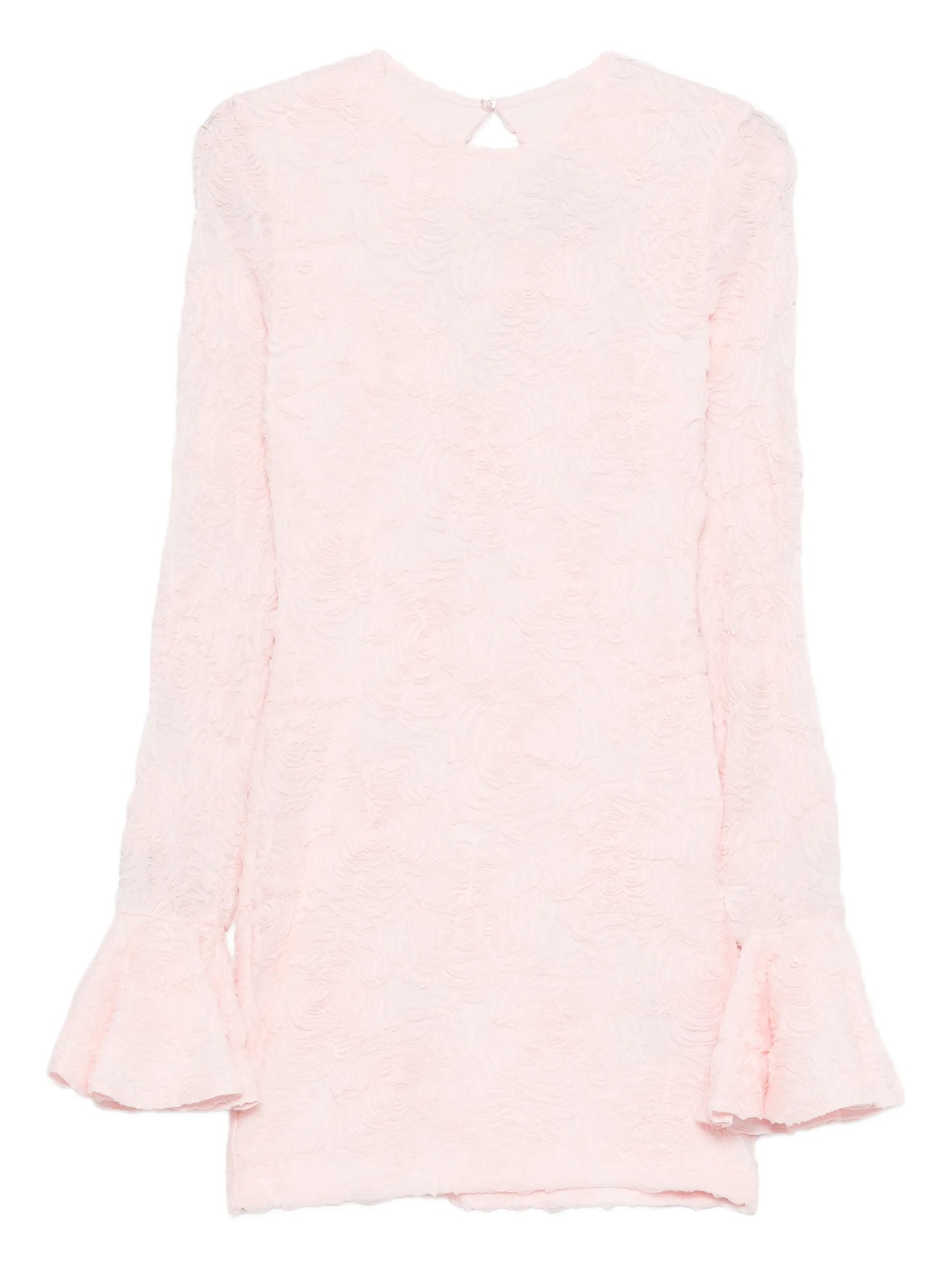 bell-cuff cut-out mini dress