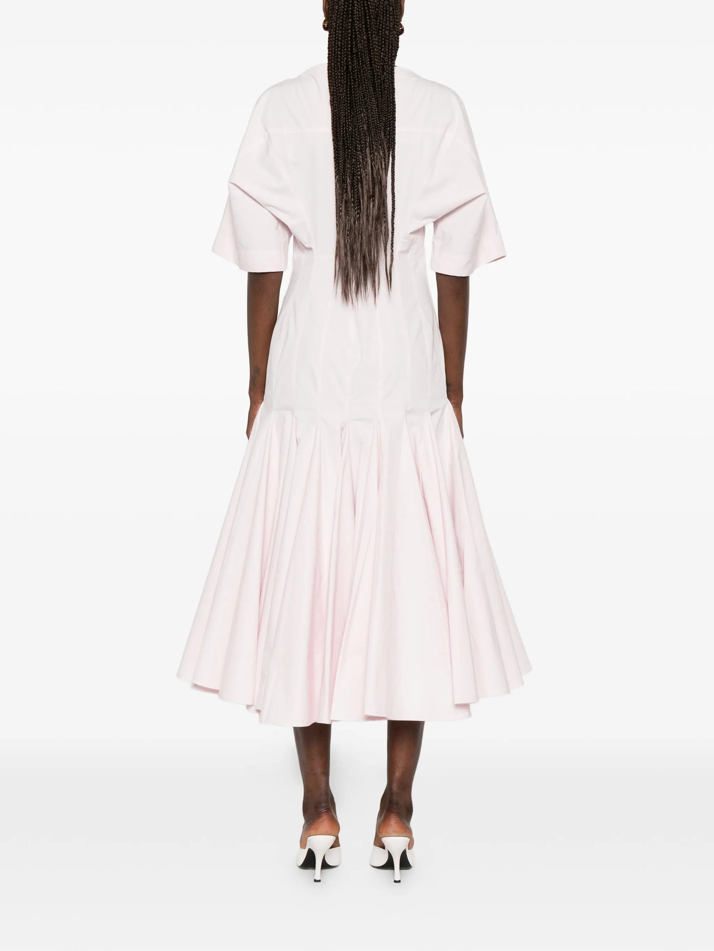 midi La Moisson pleated dress