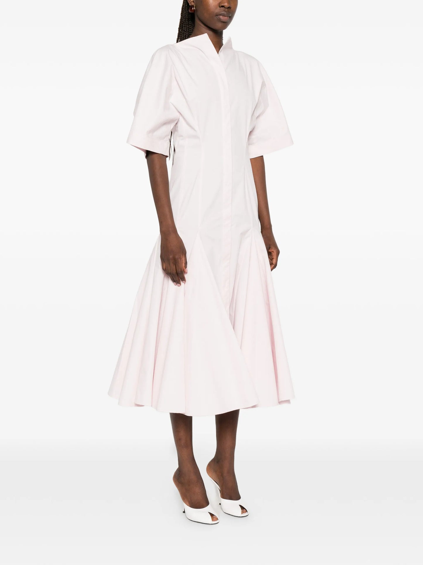 midi La Moisson pleated dress