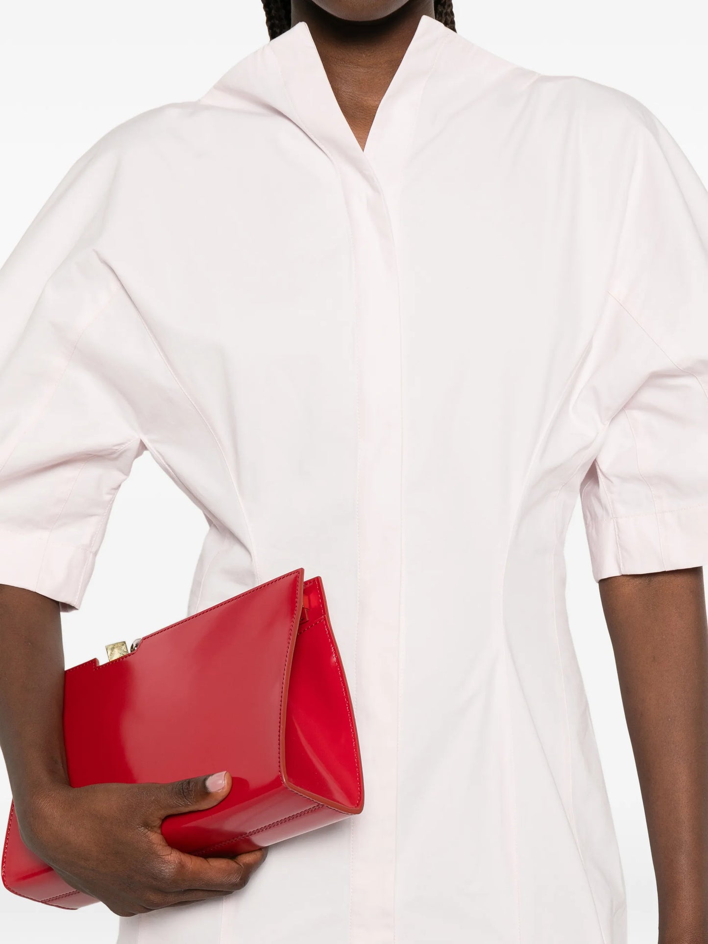 midi La Moisson pleated dress