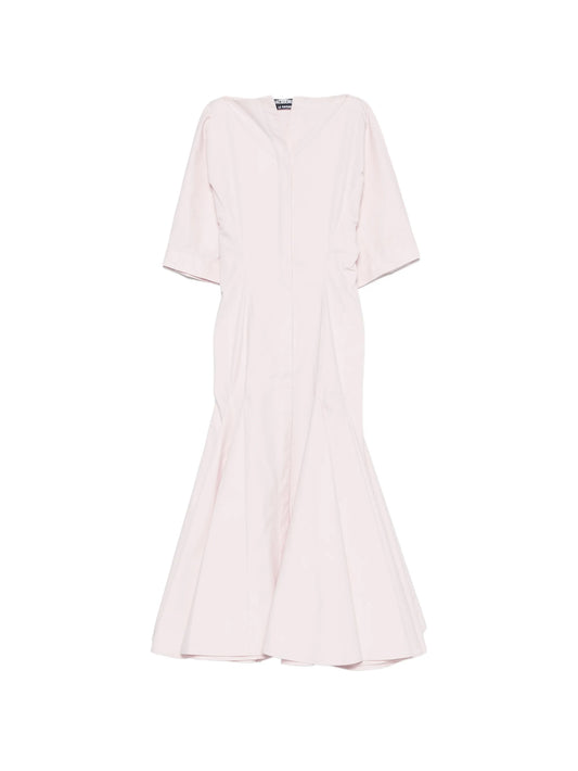 La Moisson pleated midi dress