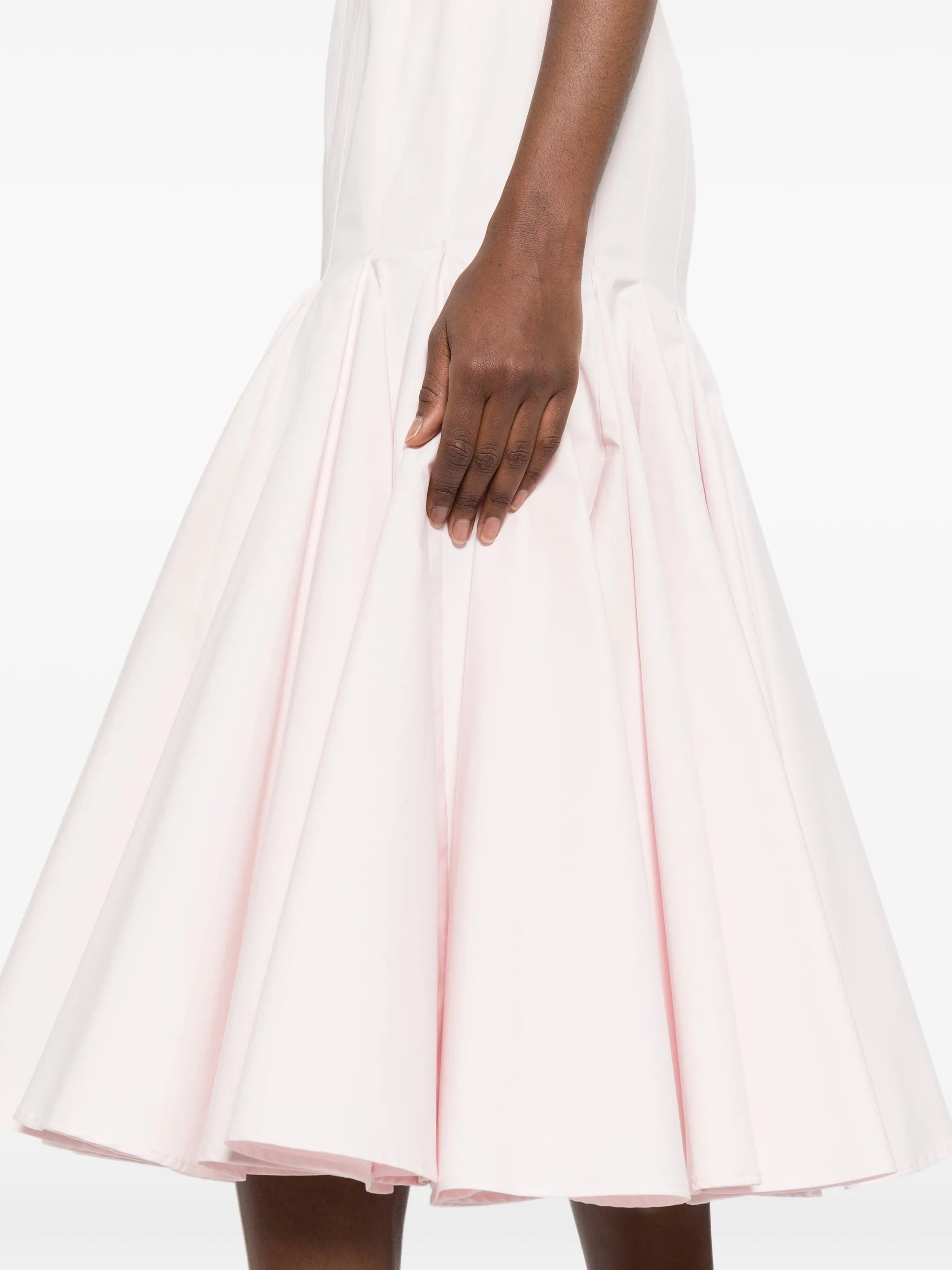 Agave flared midi dress