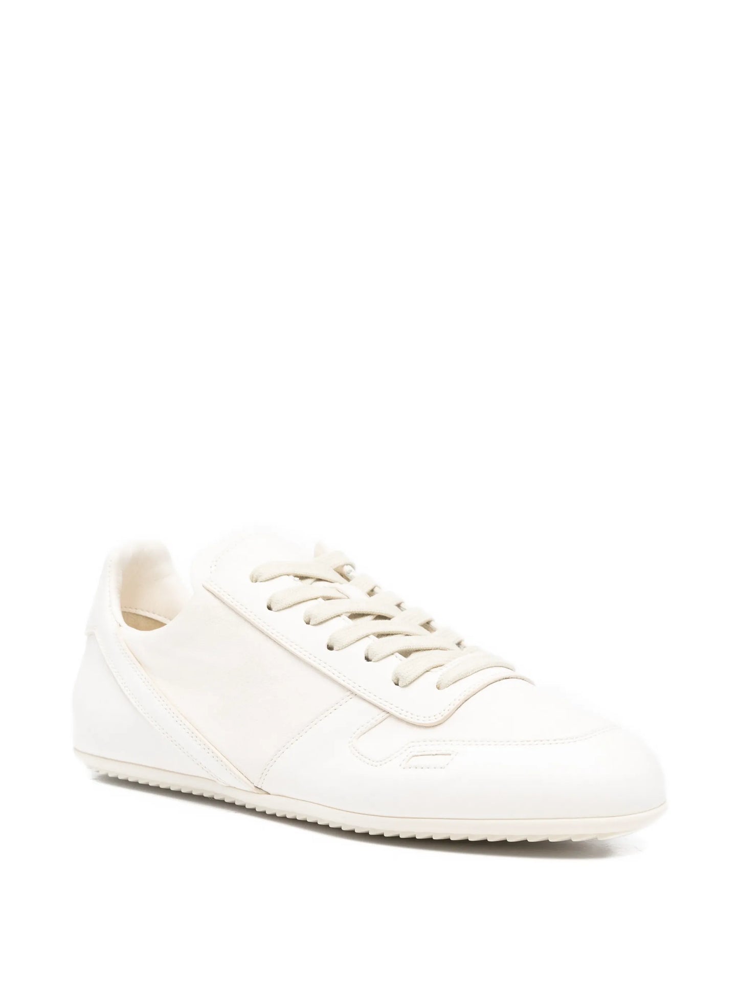 Minimal low top leather sneakers