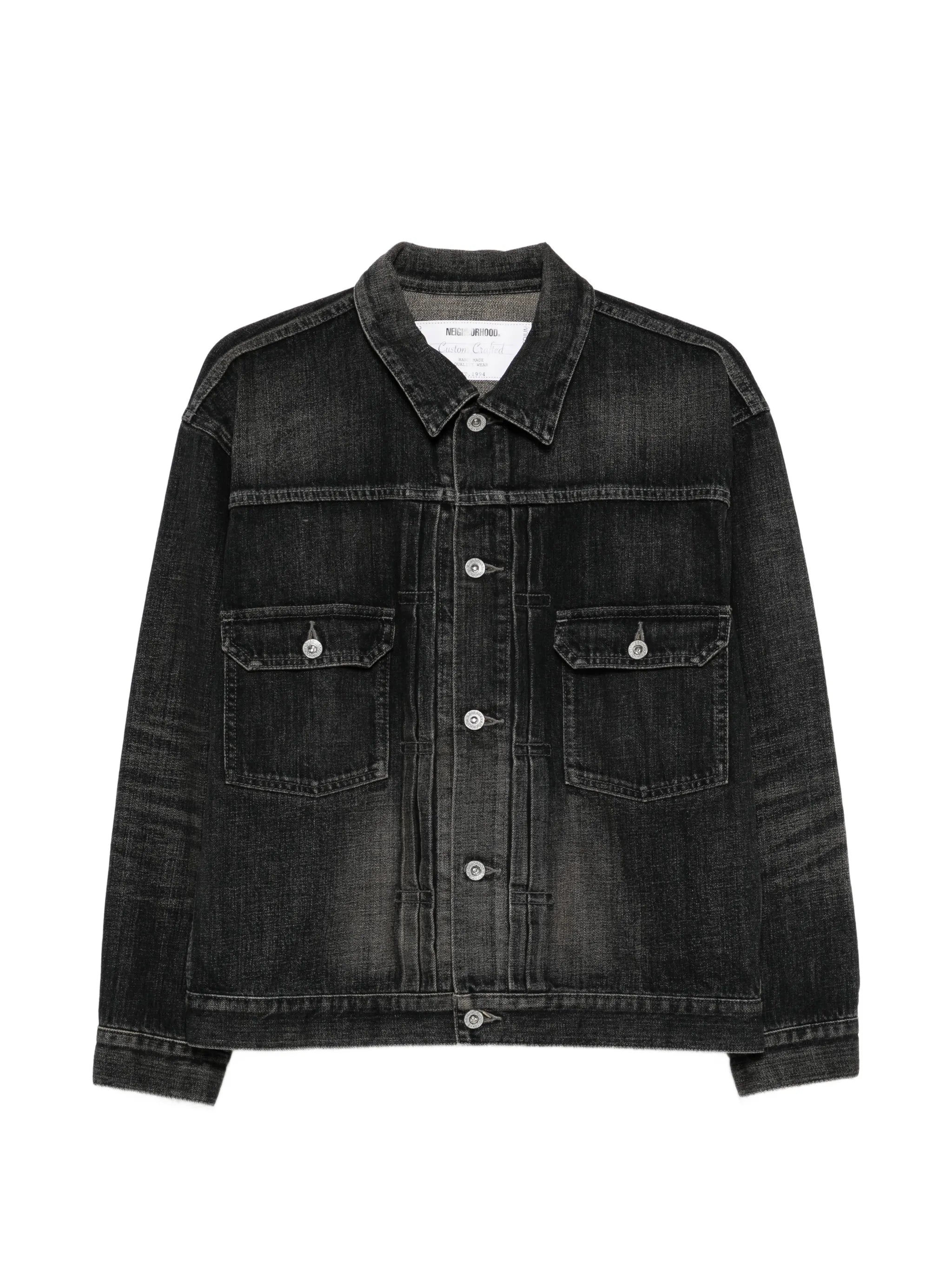 washed denim jacket