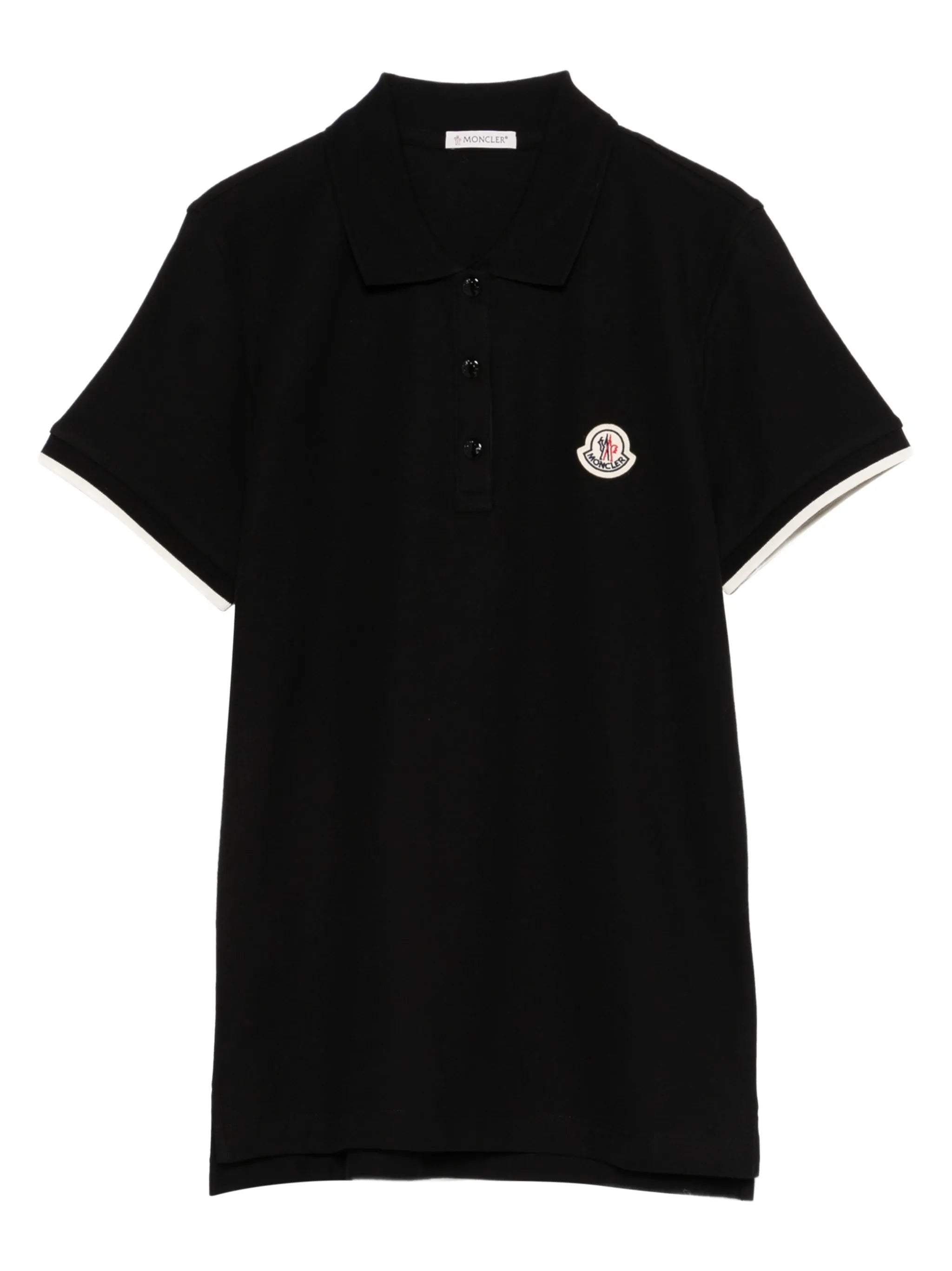 logo-patch polo shirt