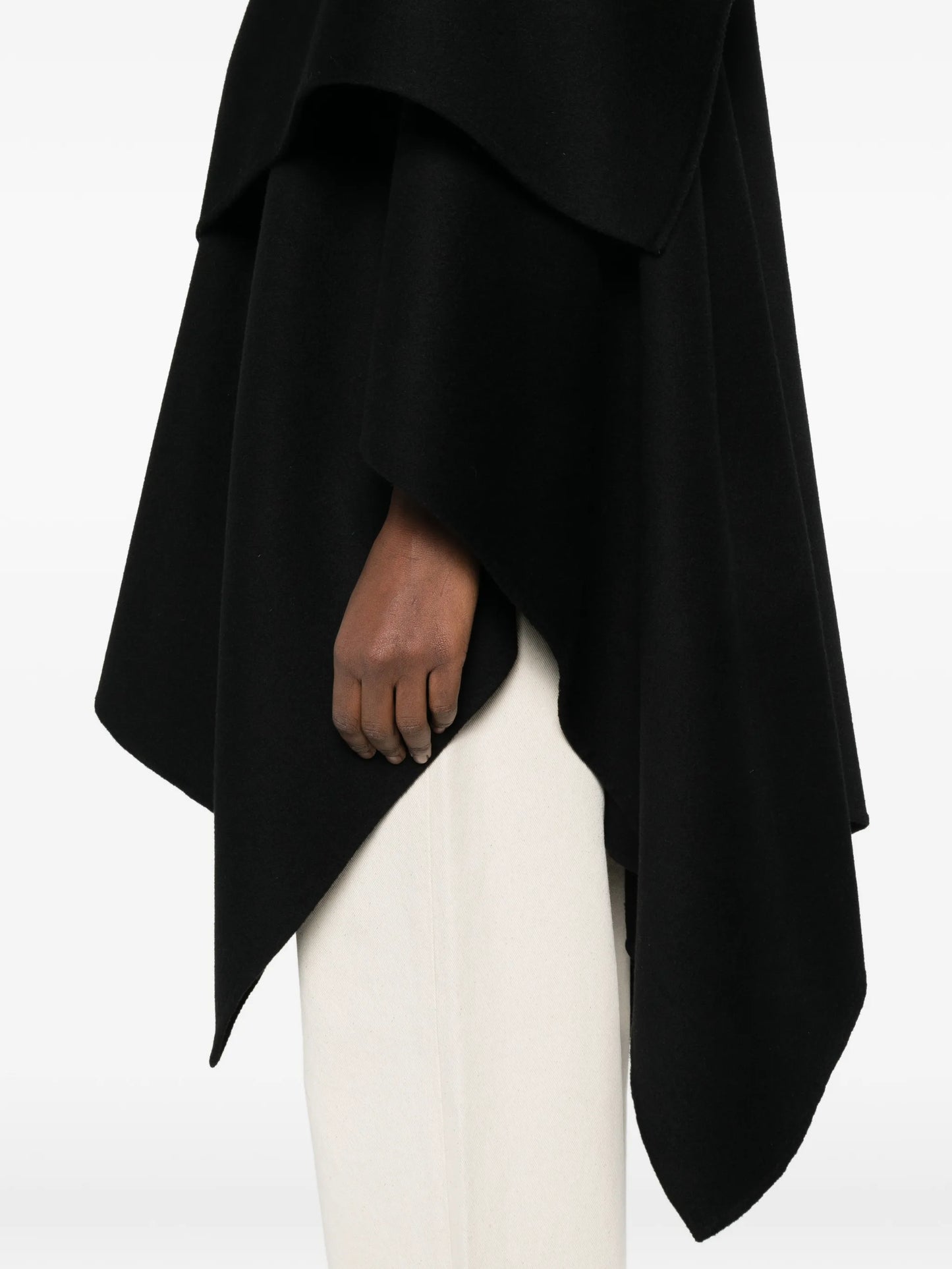 double-faced poncho