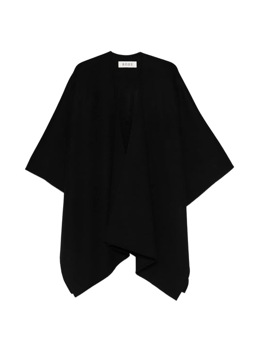 double-faced poncho