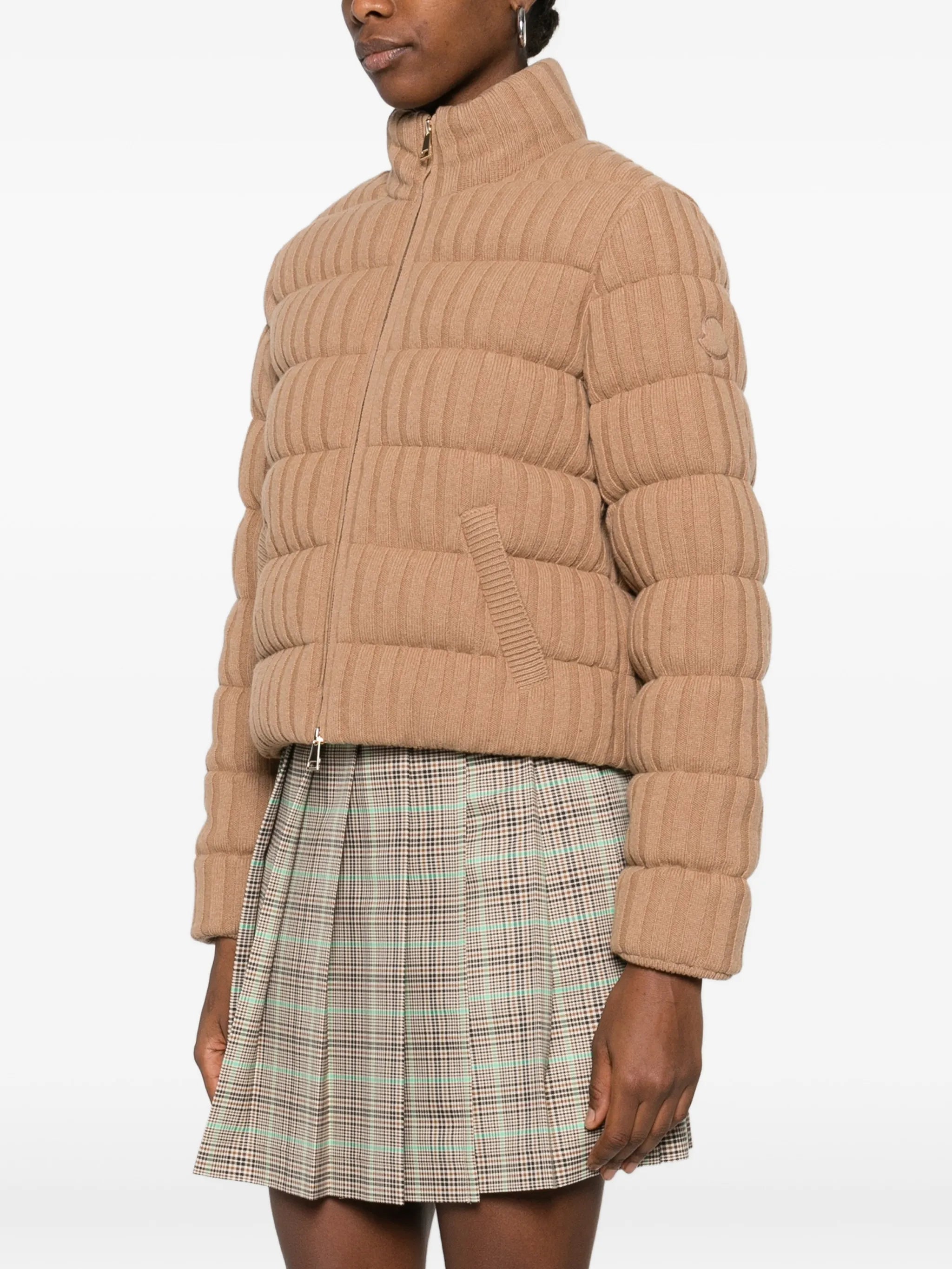 padded zip-up jacket