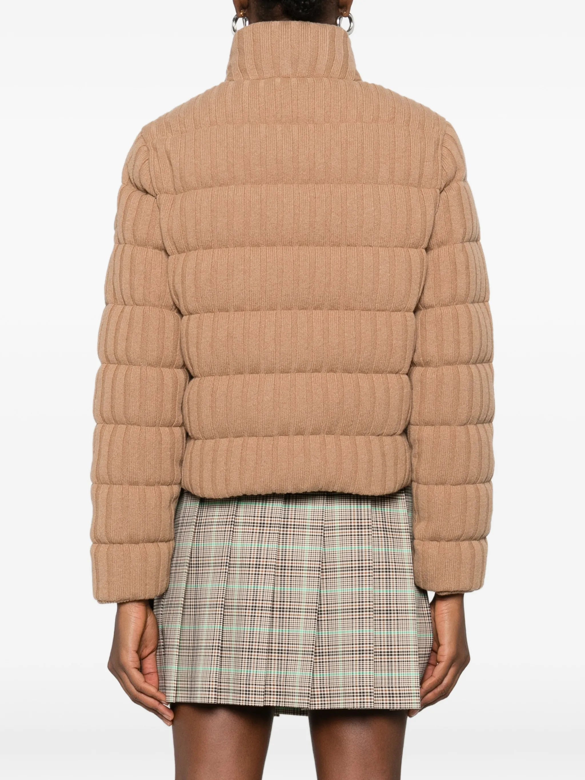 padded zip-up jacket