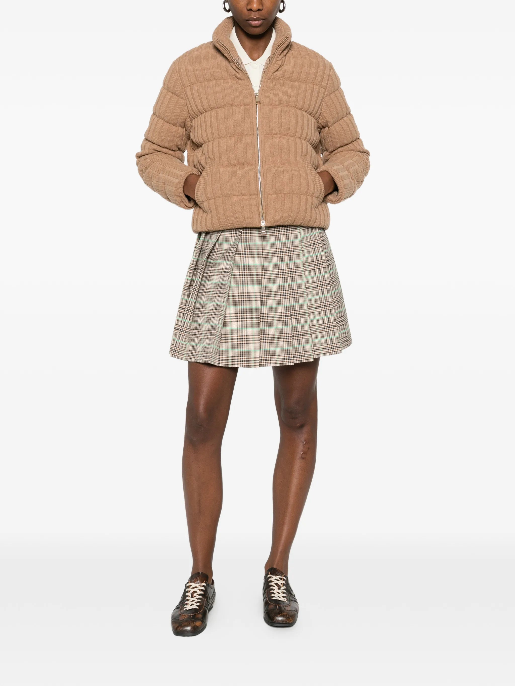 padded zip-up jacket