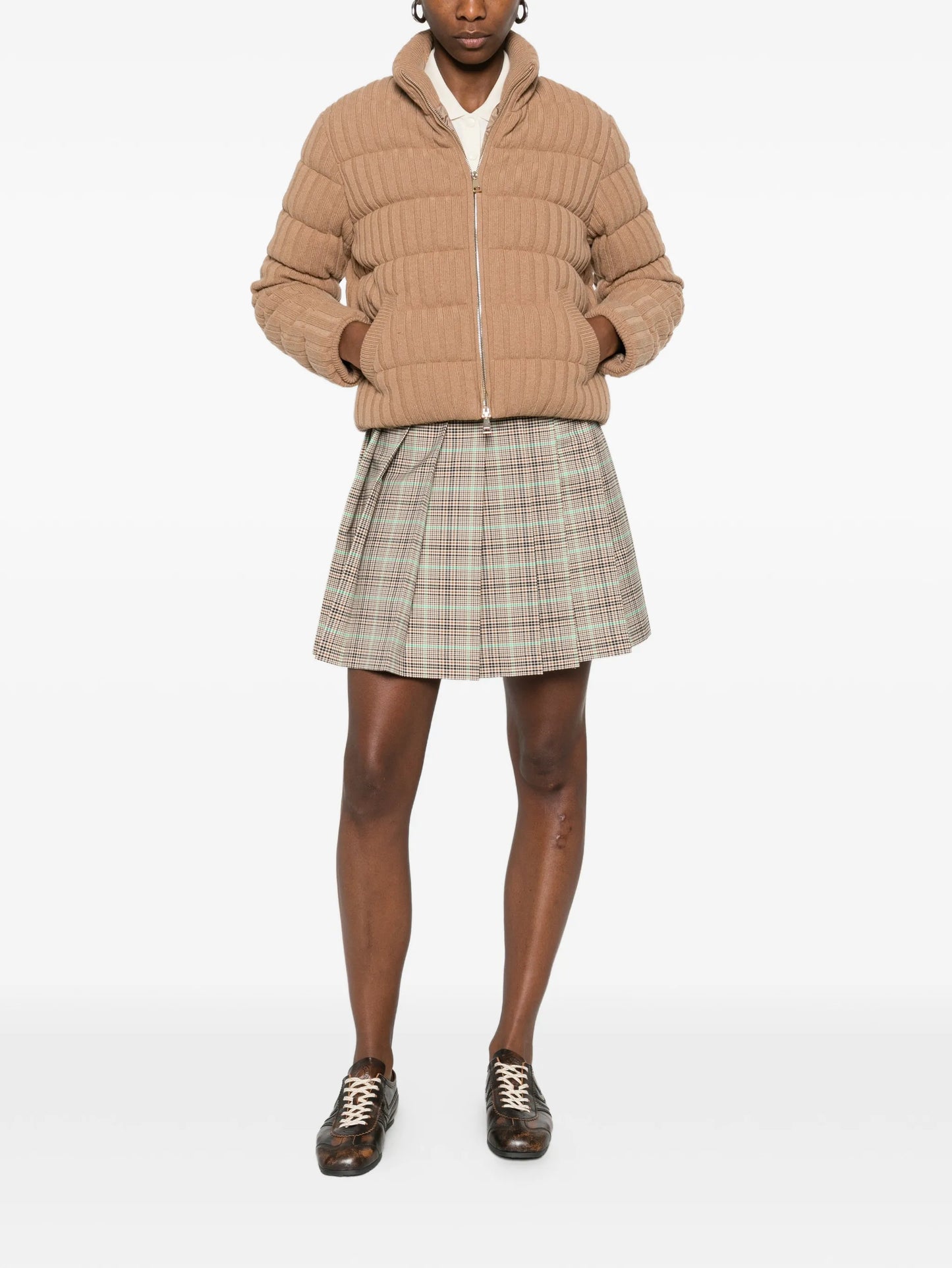 padded zip-up jacket