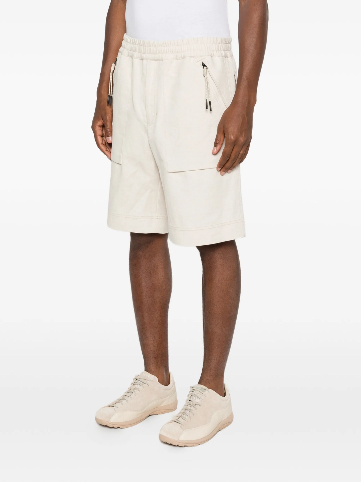 zip-pocket cargo shorts