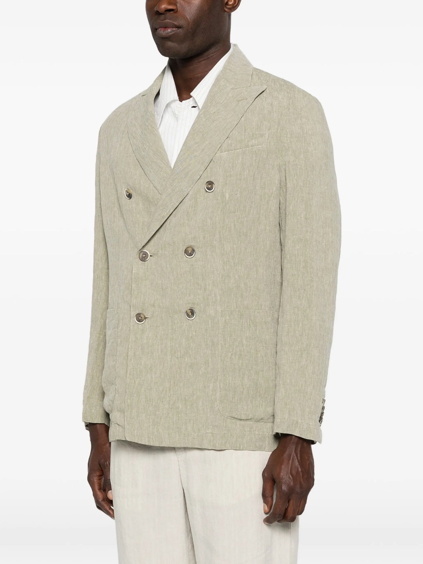 double-breasted blazer