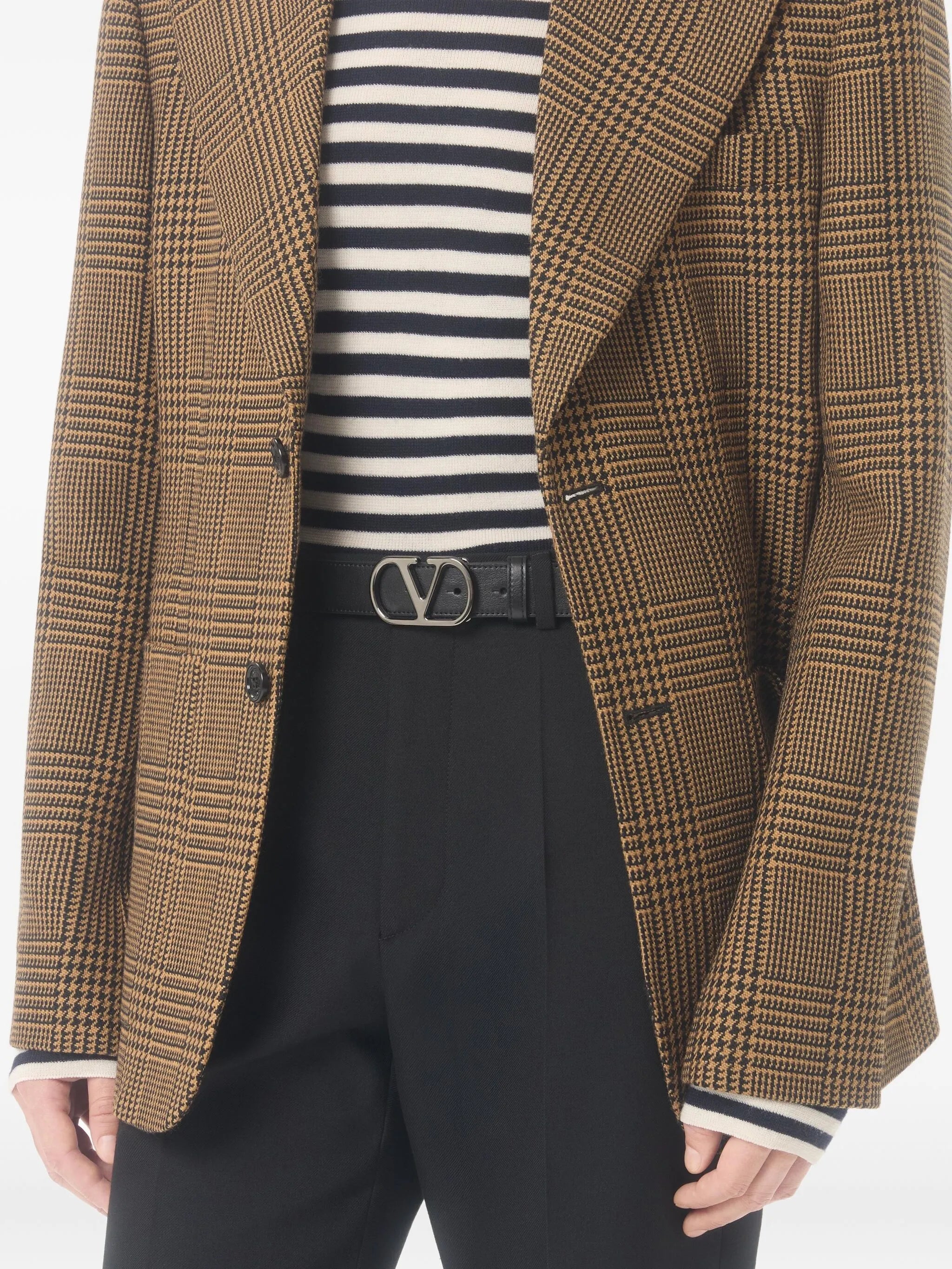 Vlogo leather belt