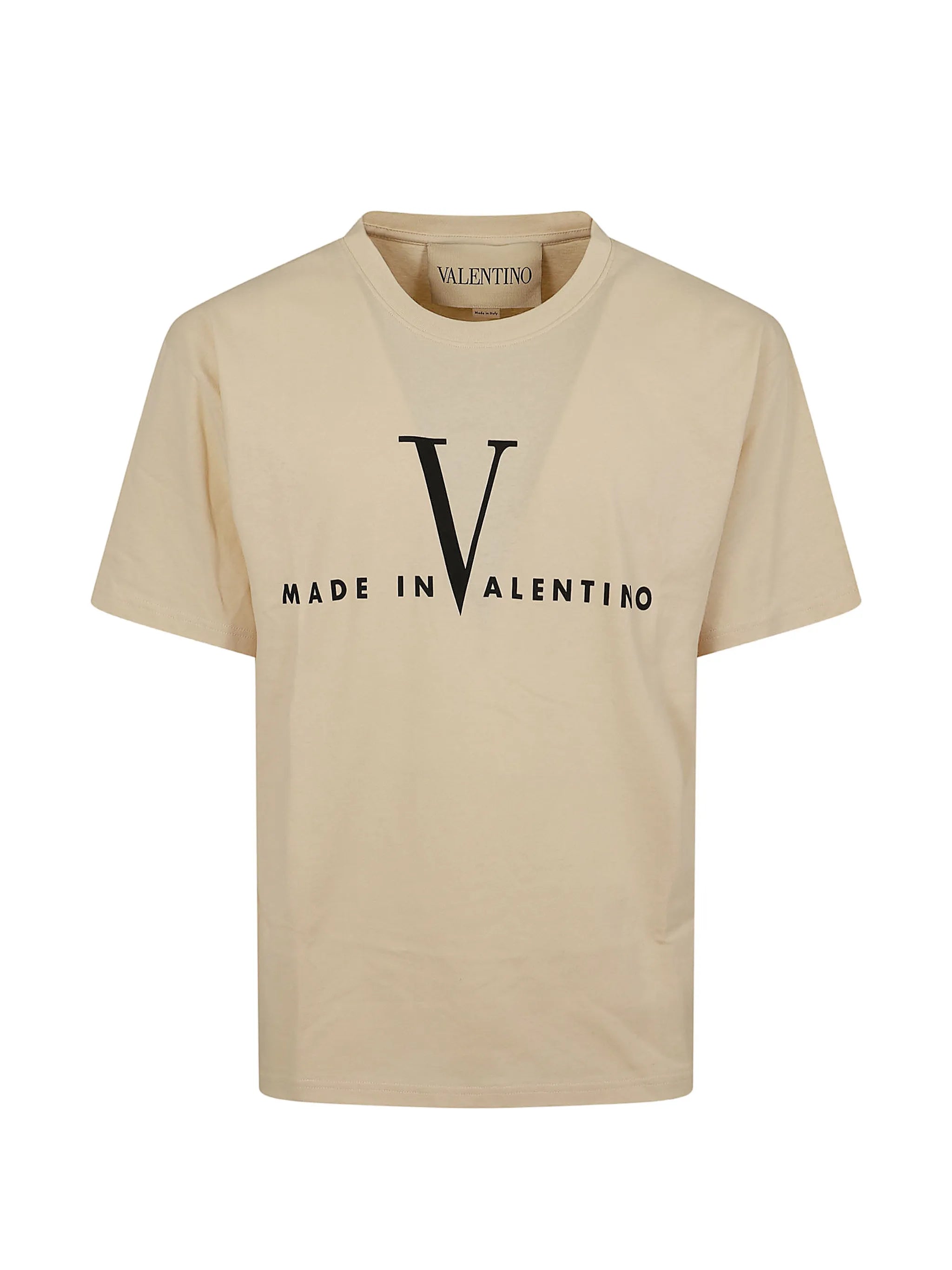Made In Valentino-print T-shirt