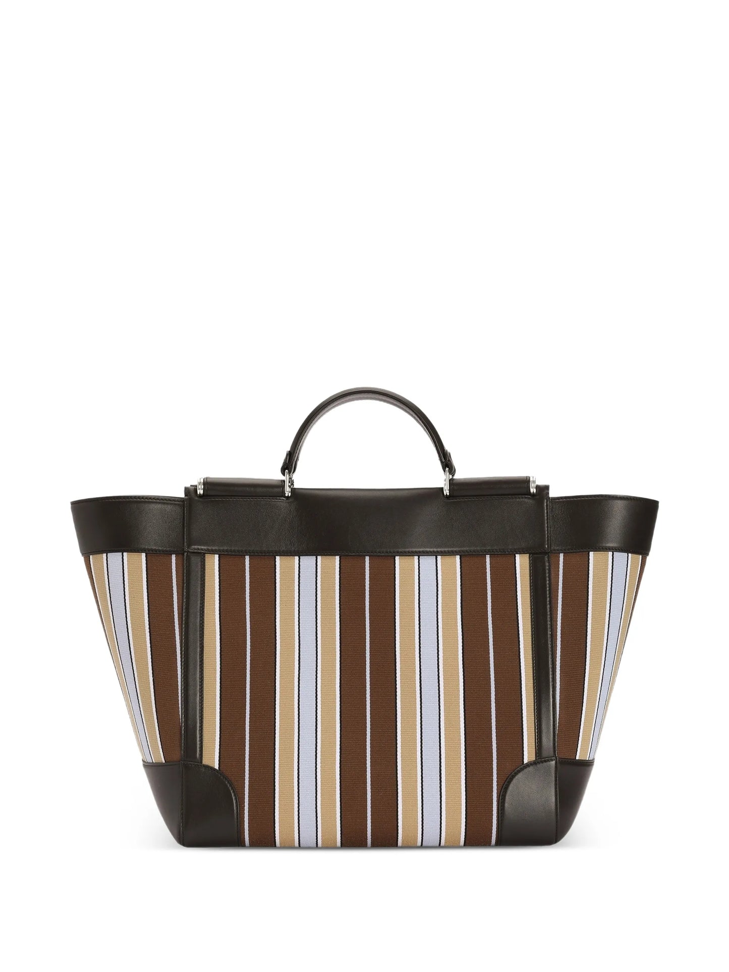 Sicily jacquard fabric tote bag