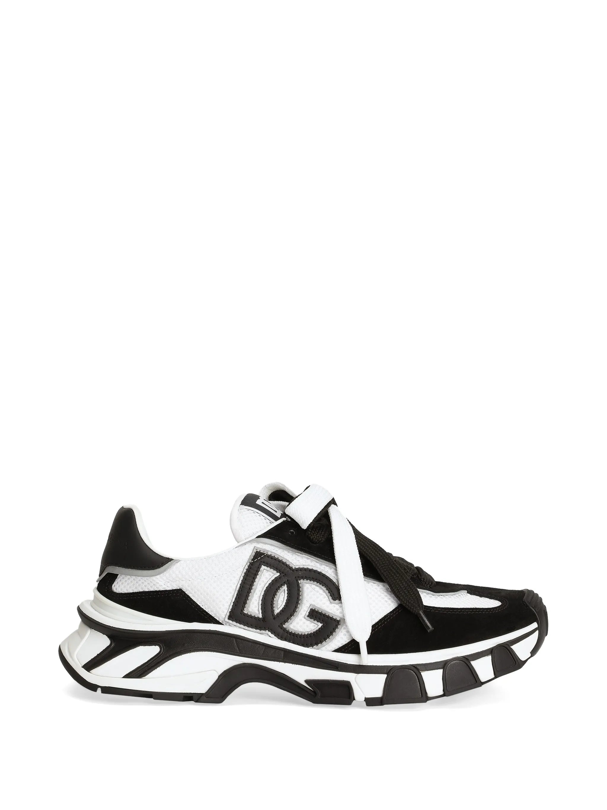 DG Country Road nylon and leather sneakers