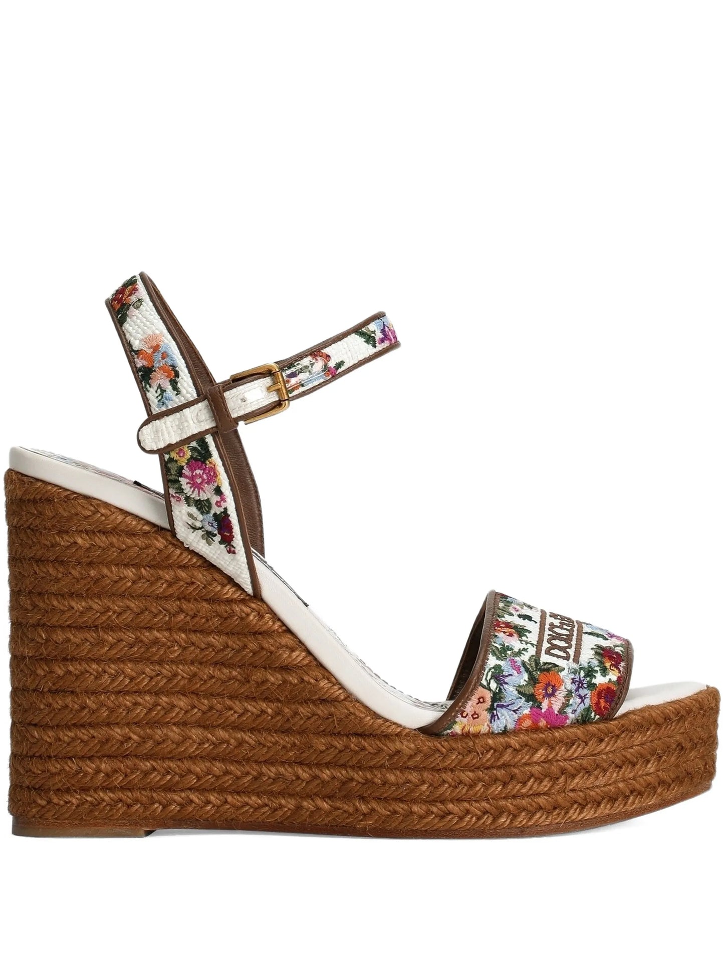 floral-detail open-toe sandals