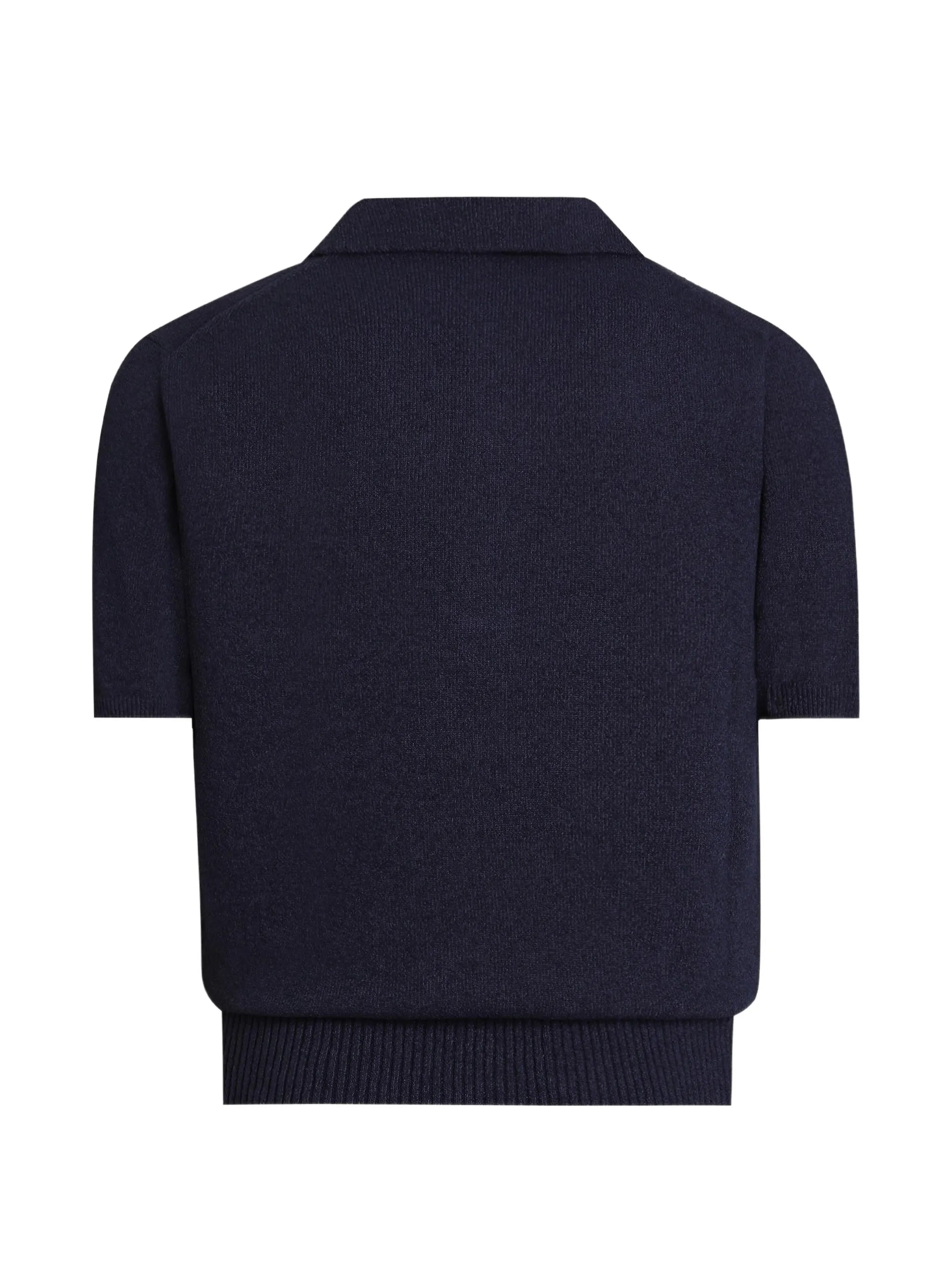 cotton blend polo shirt