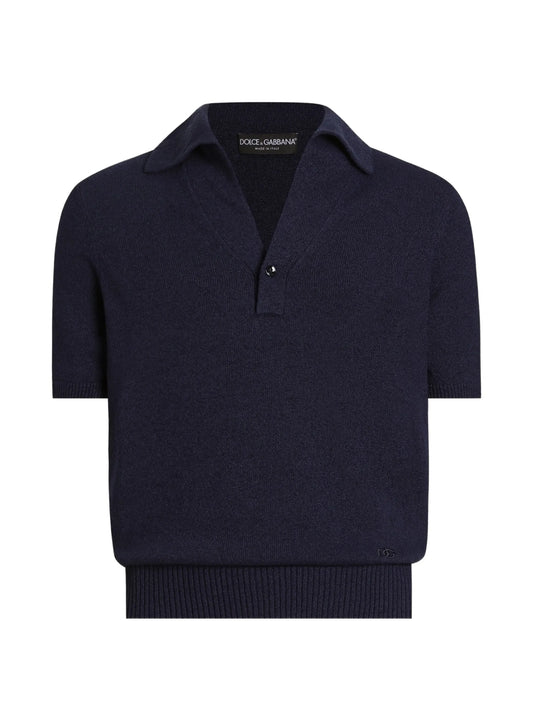 cotton blend polo shirt