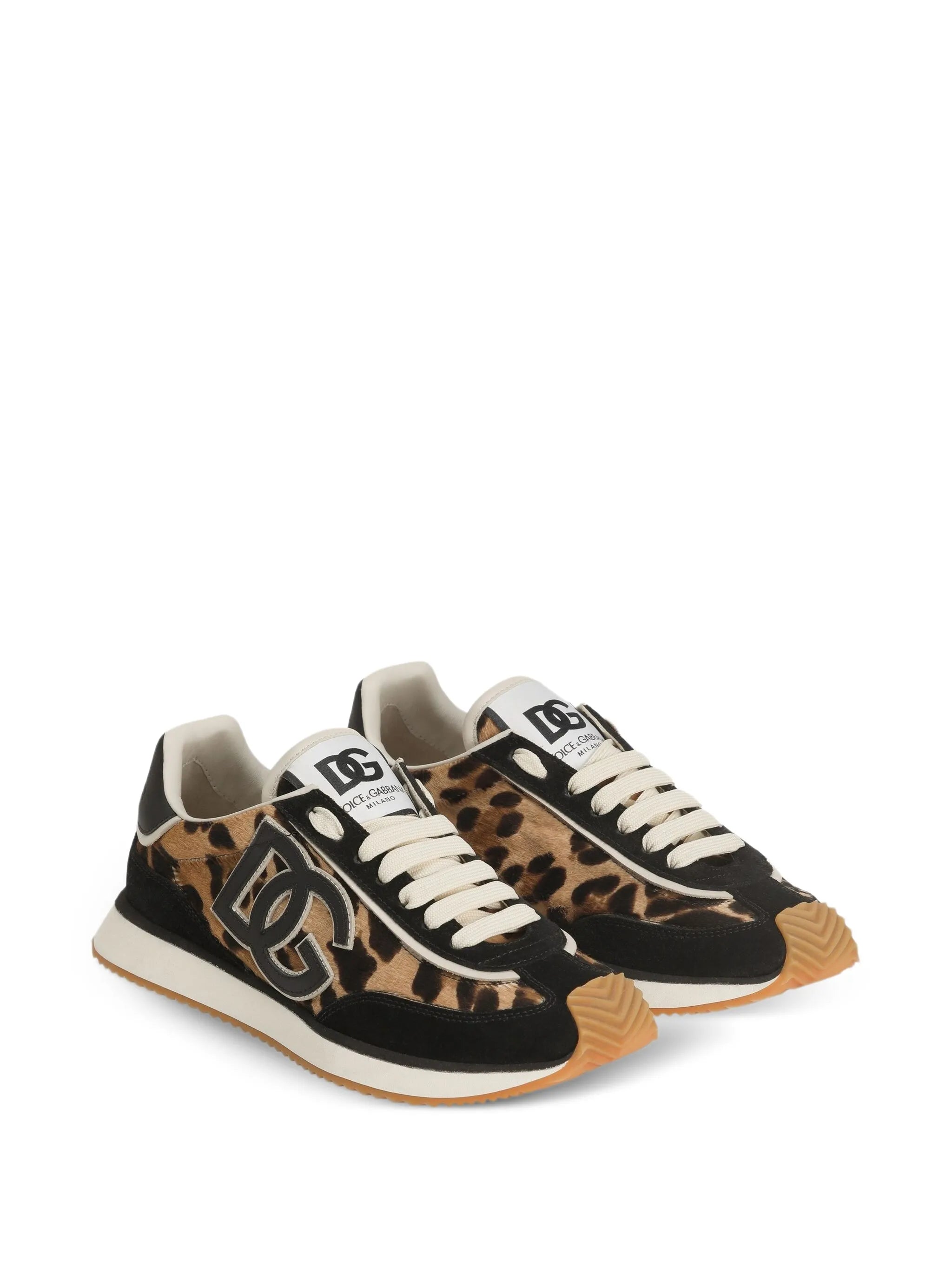 leopard-print sneakers