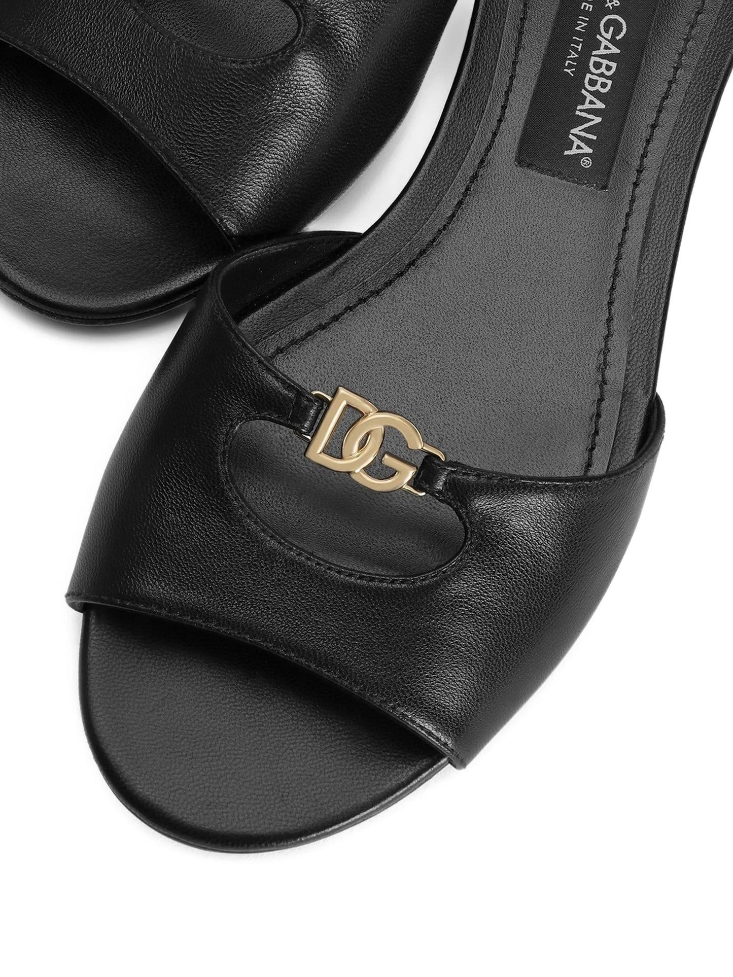 silk nappa leather flat slippers