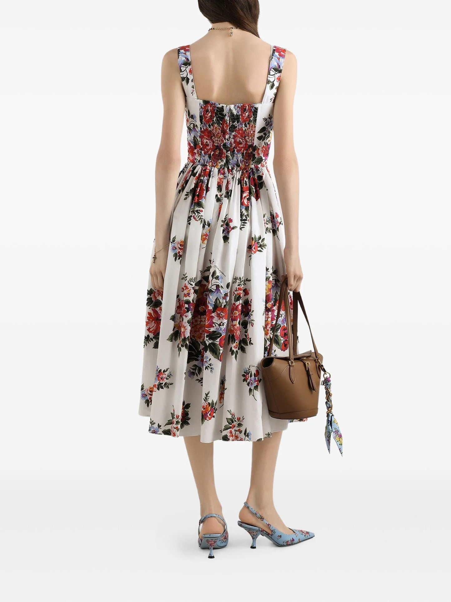 floral strap dress