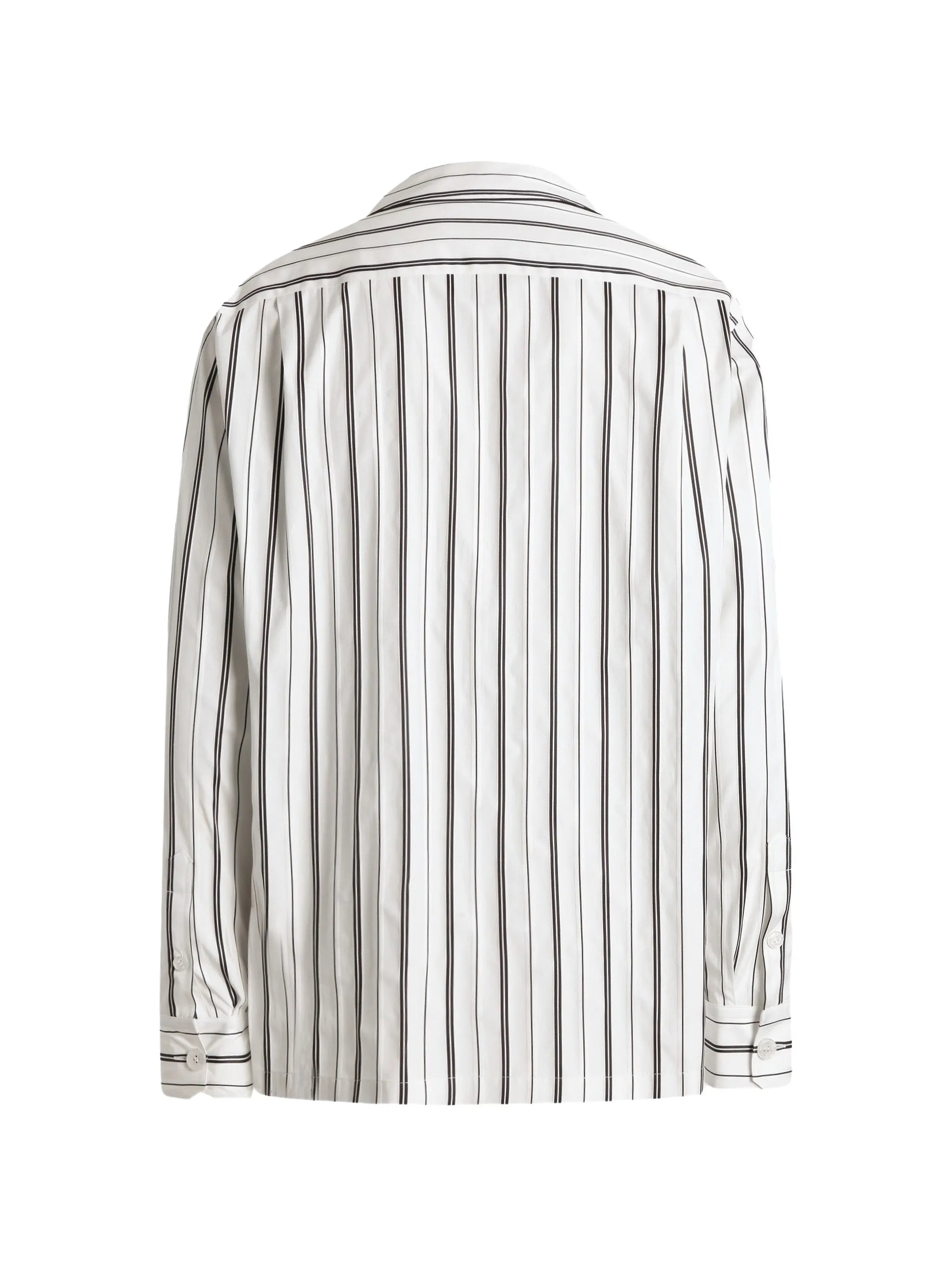 striped pocket shirt