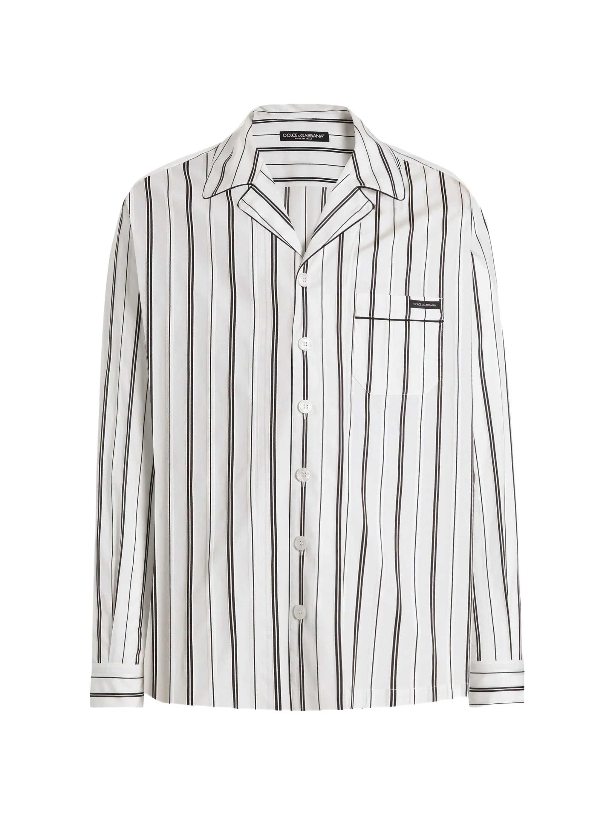 striped pocket shirt