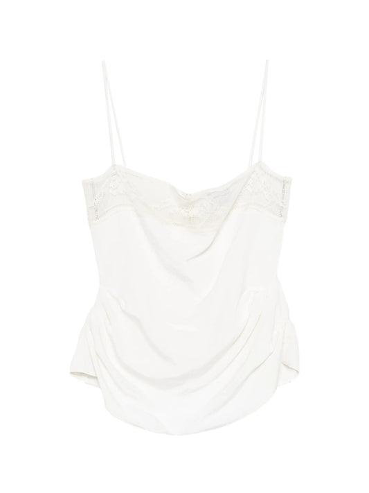 lace ruched top