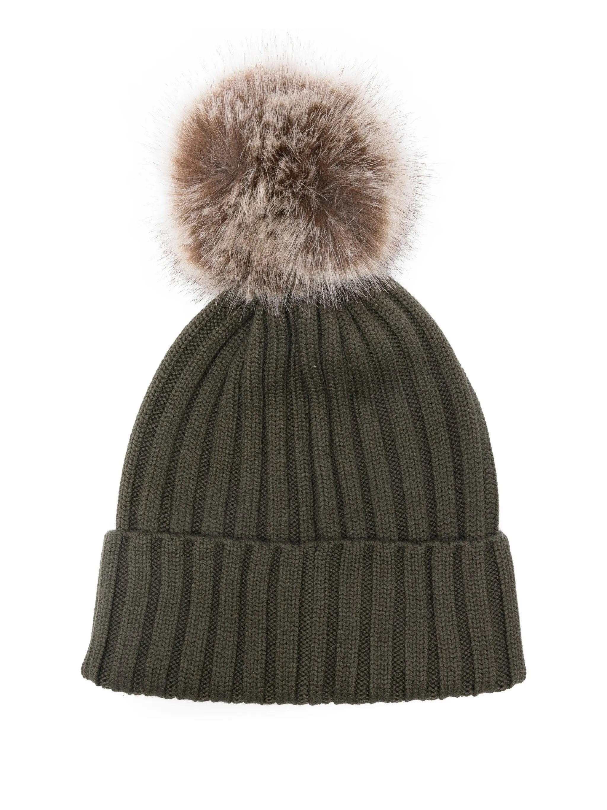 logo-patch beanie hat