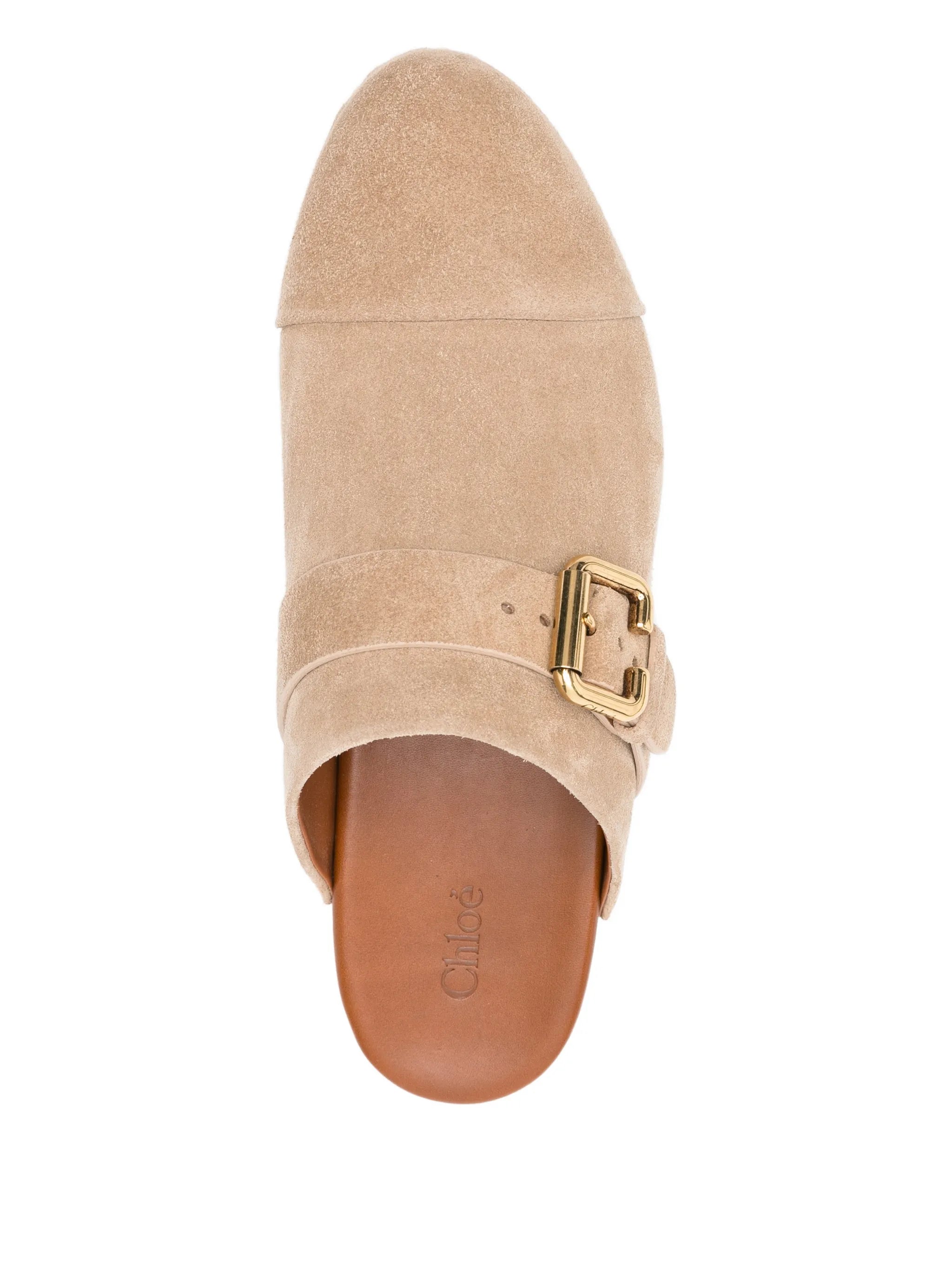 Jeannette studded-embellished mules