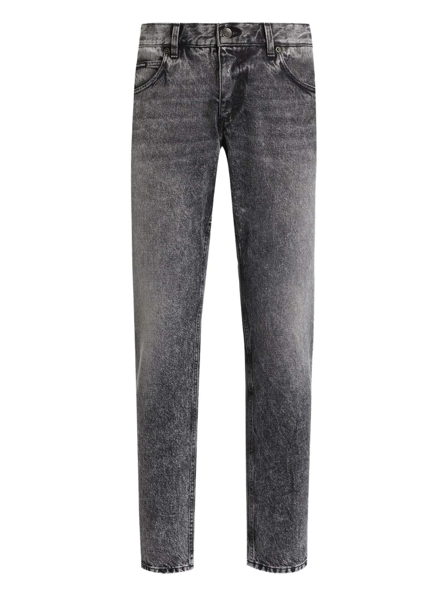 logo-plaque jeans