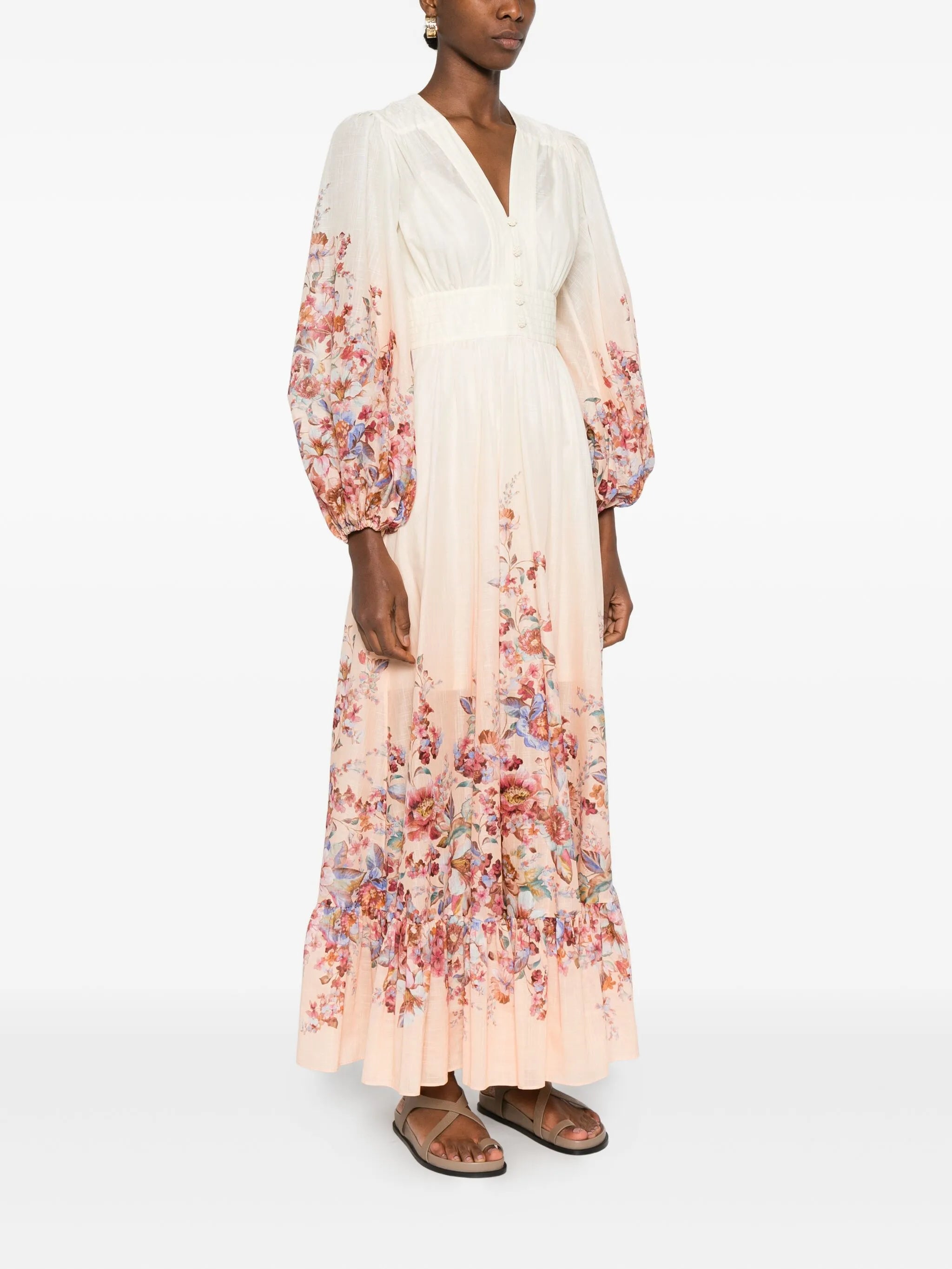 Awaken plunge maxi dress