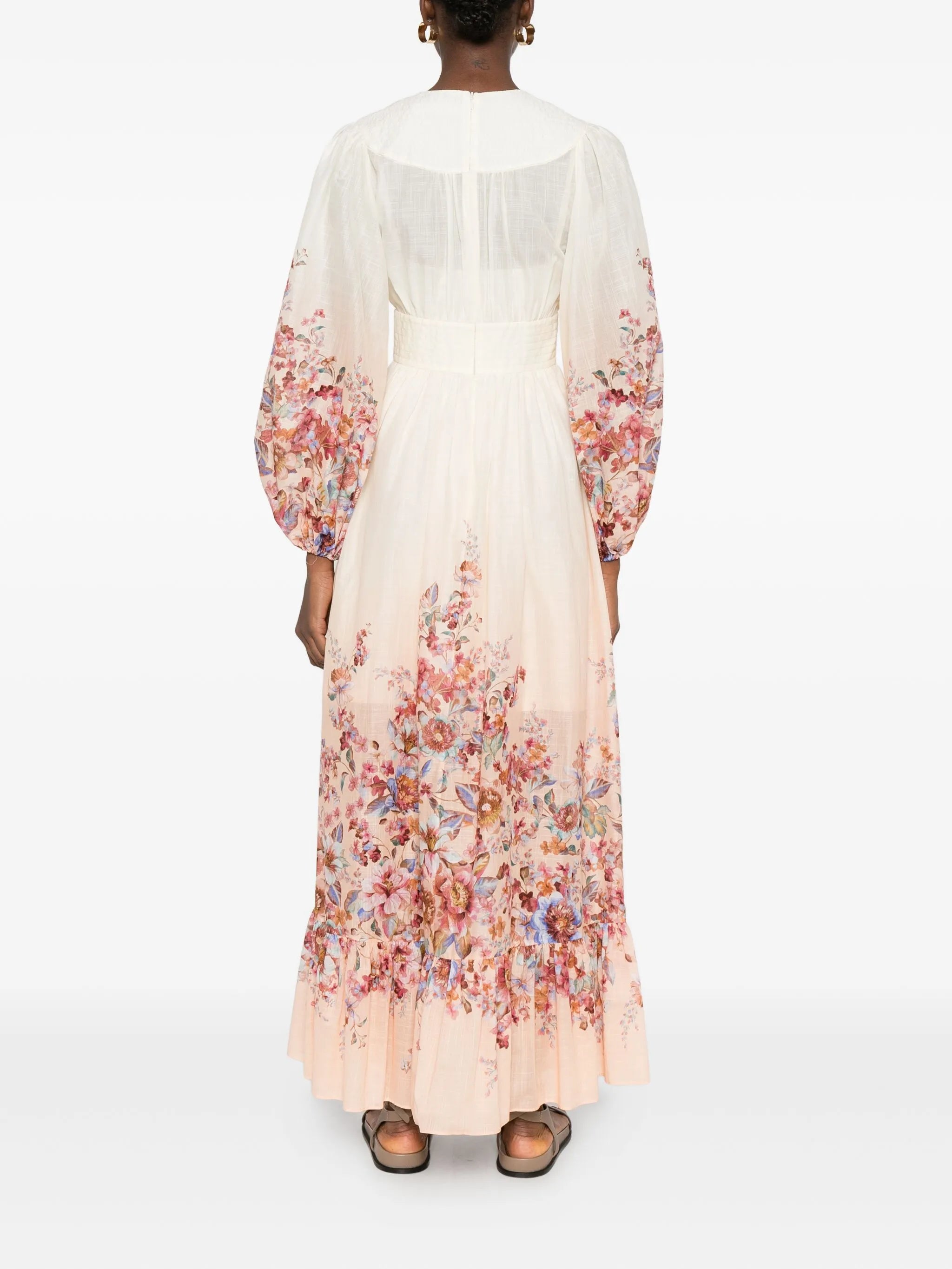Awaken plunge maxi dress