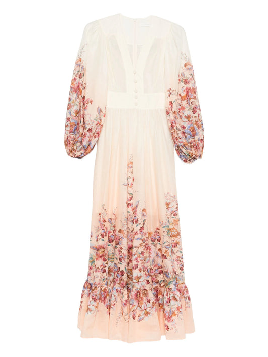 Awaken plunge maxi dress
