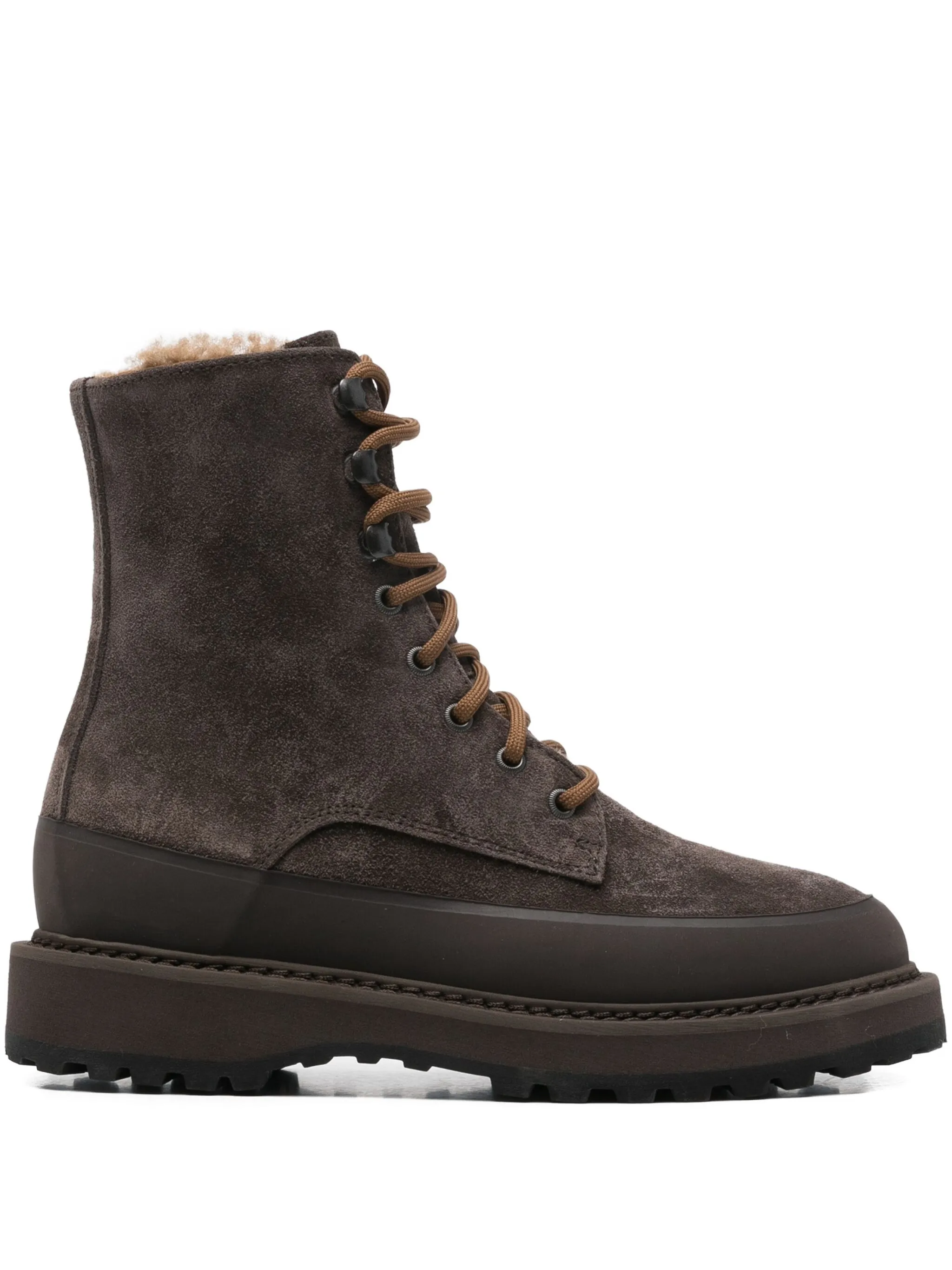 35mm Dolomite lace-up shearling boots