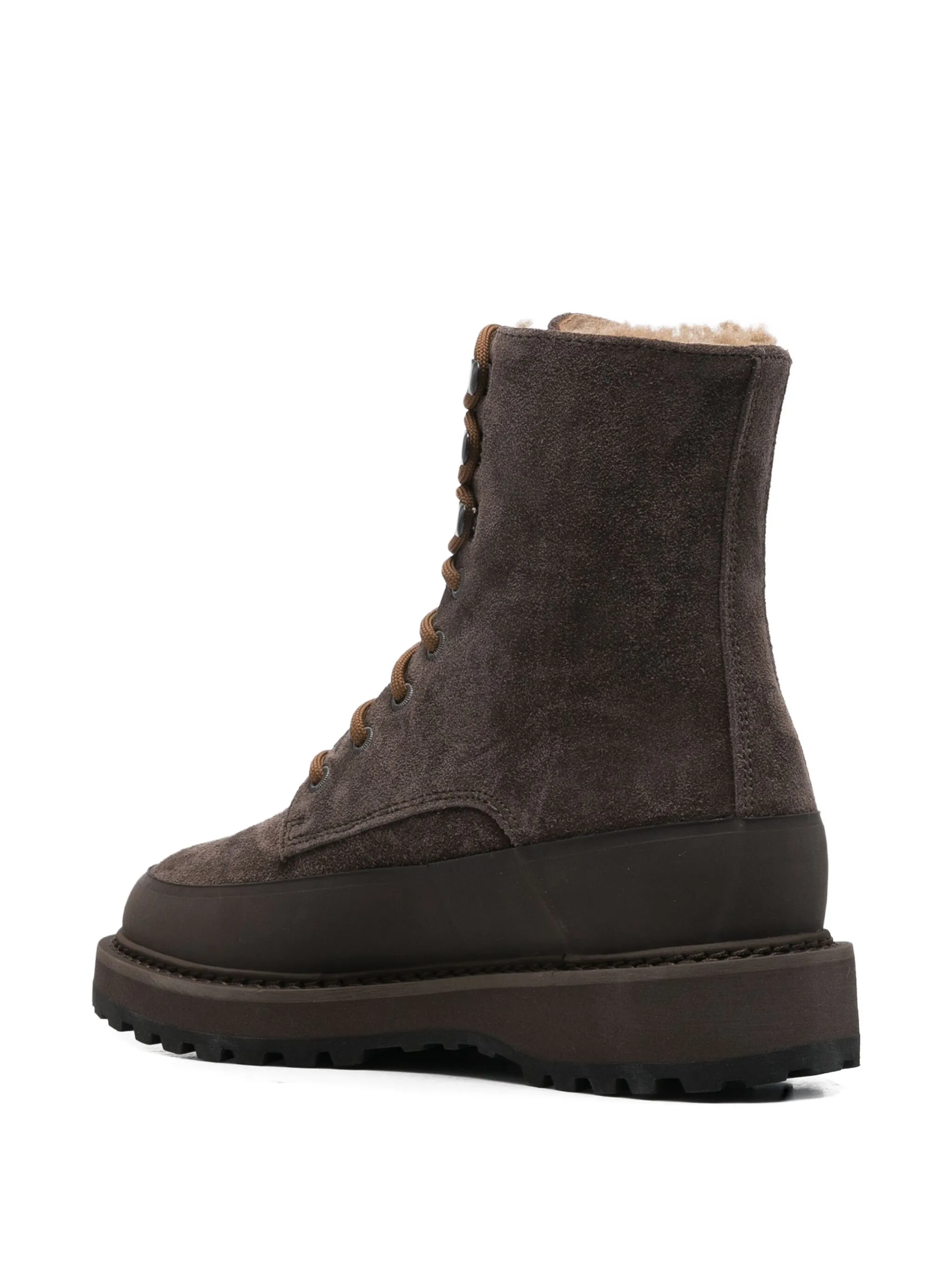 35mm Dolomite lace-up shearling boots