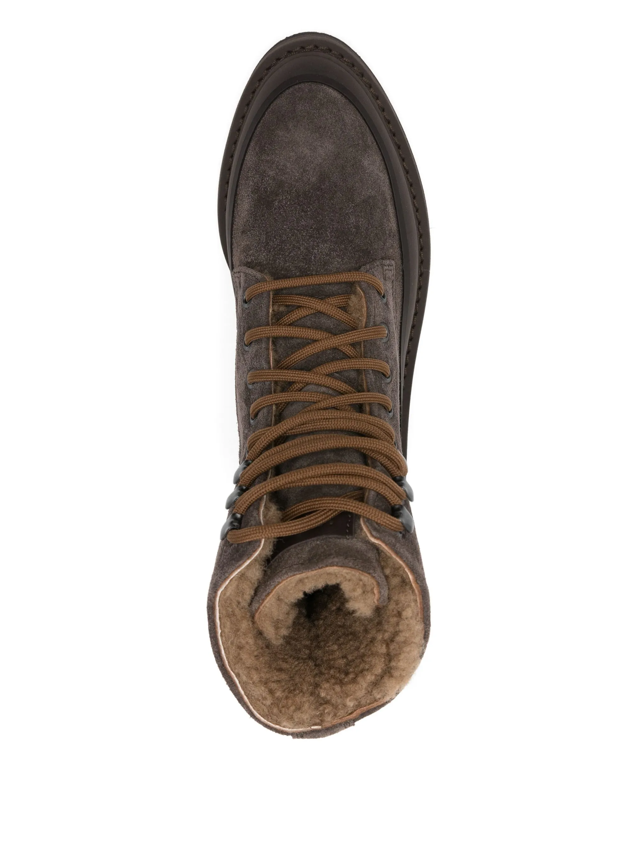 35mm Dolomite lace-up shearling boots