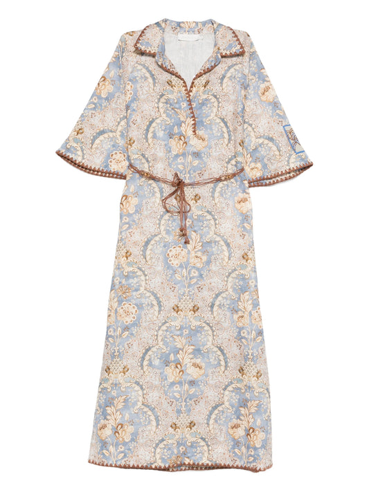 Daylight print midi dress